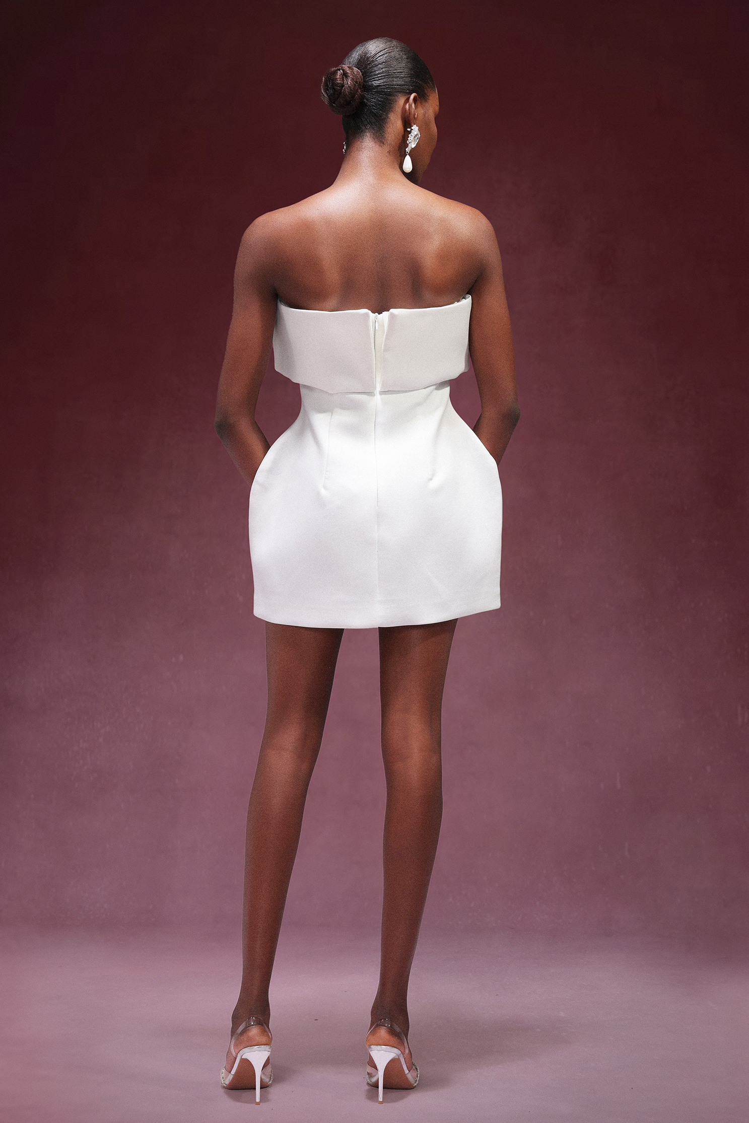 Juju Strapless Sleeveless Mini Dress