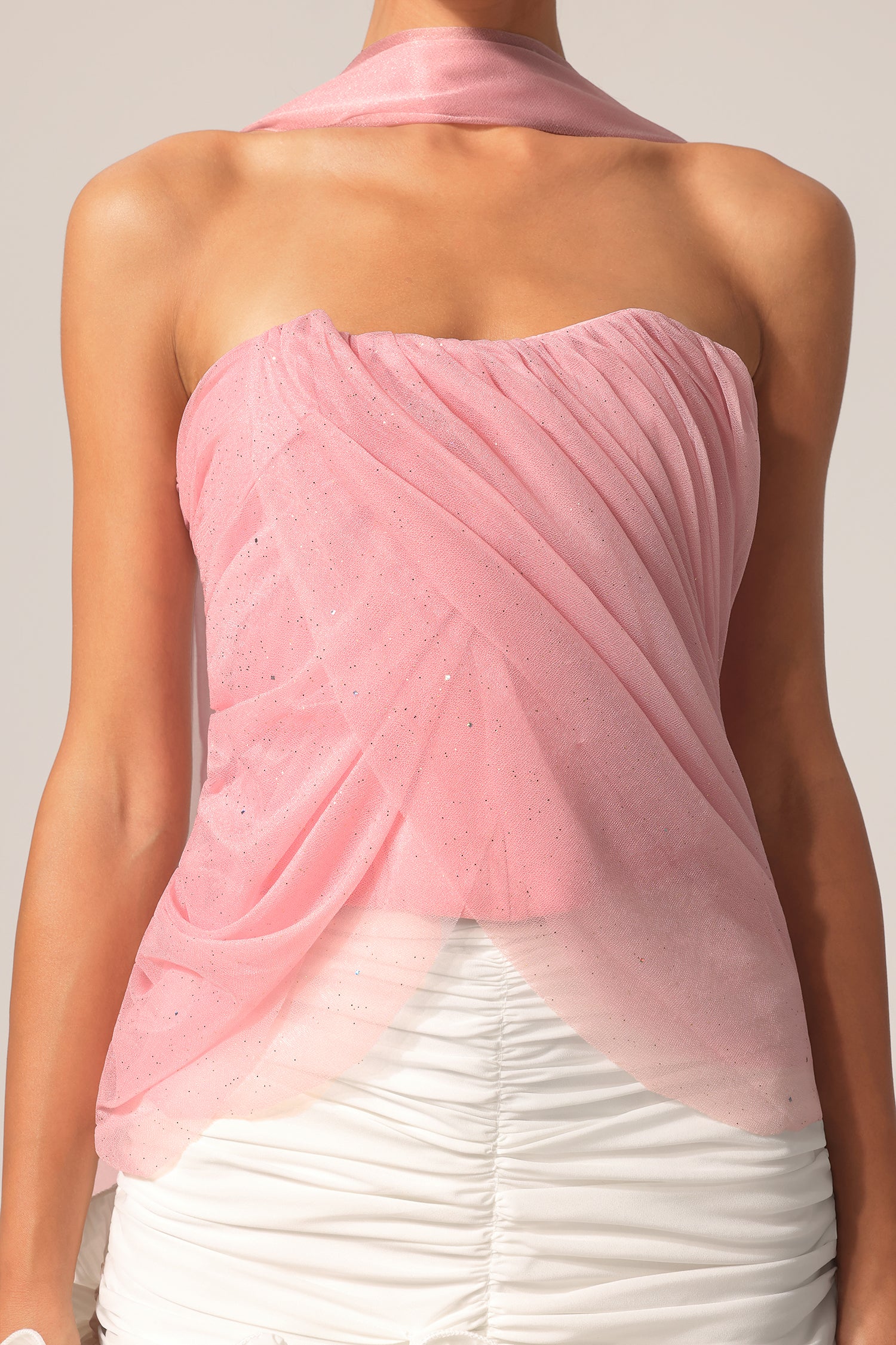 Demi Sleeveless Folds Top