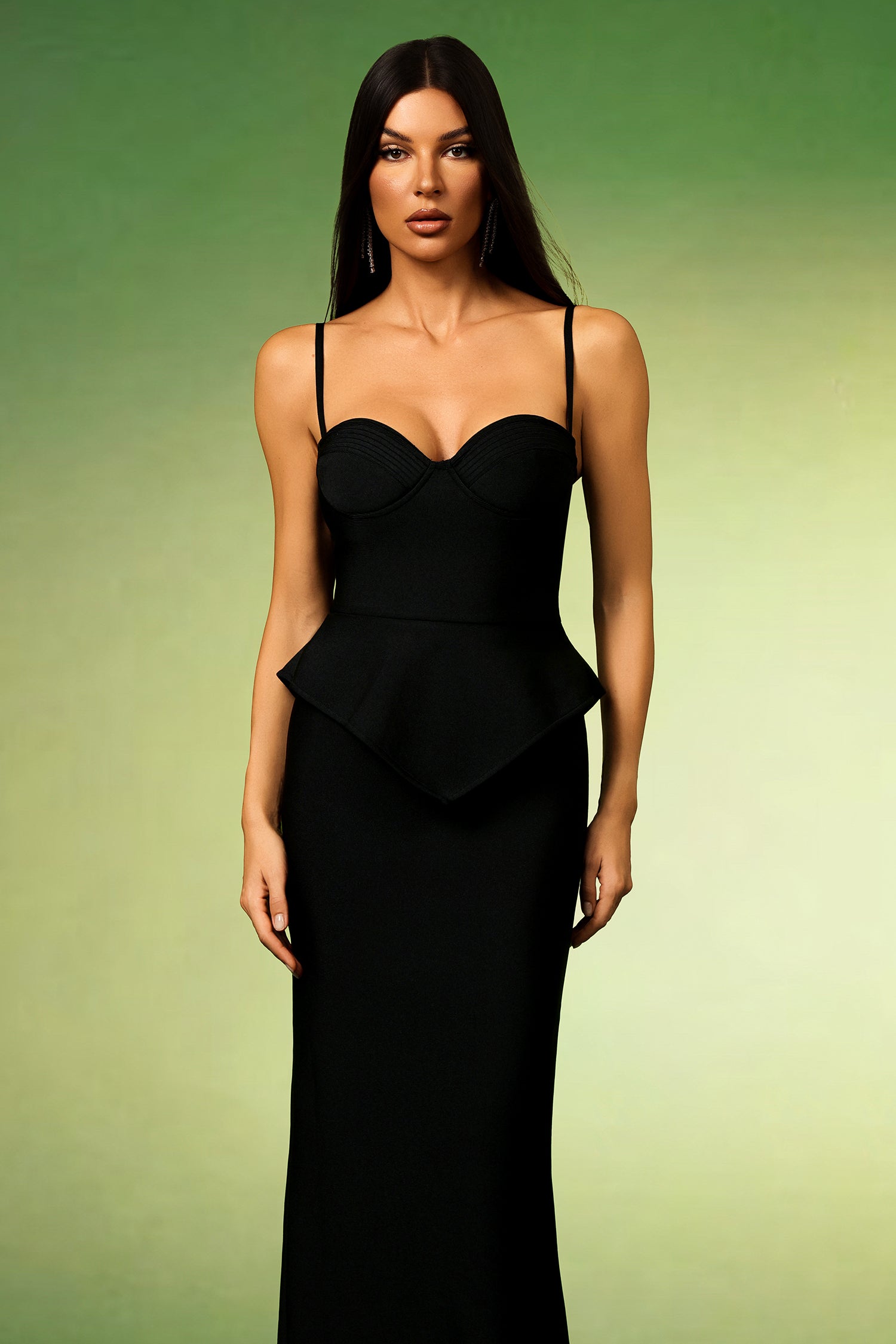 Tatiana Sleeveless Bandage Maxi Dress