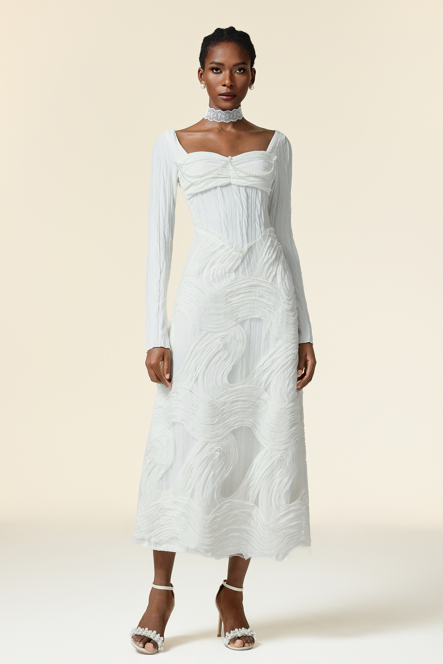 Erin Long Sleeves Maxi Dress