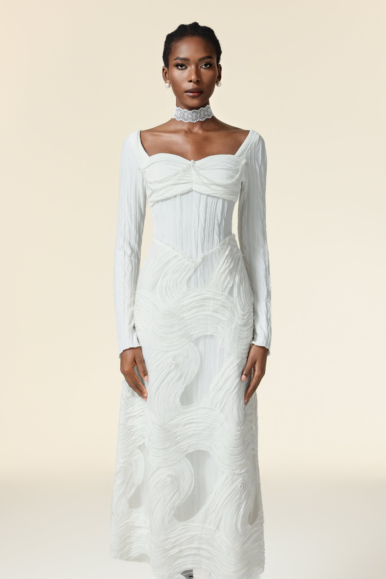 Erin Long Sleeves Maxi Dress