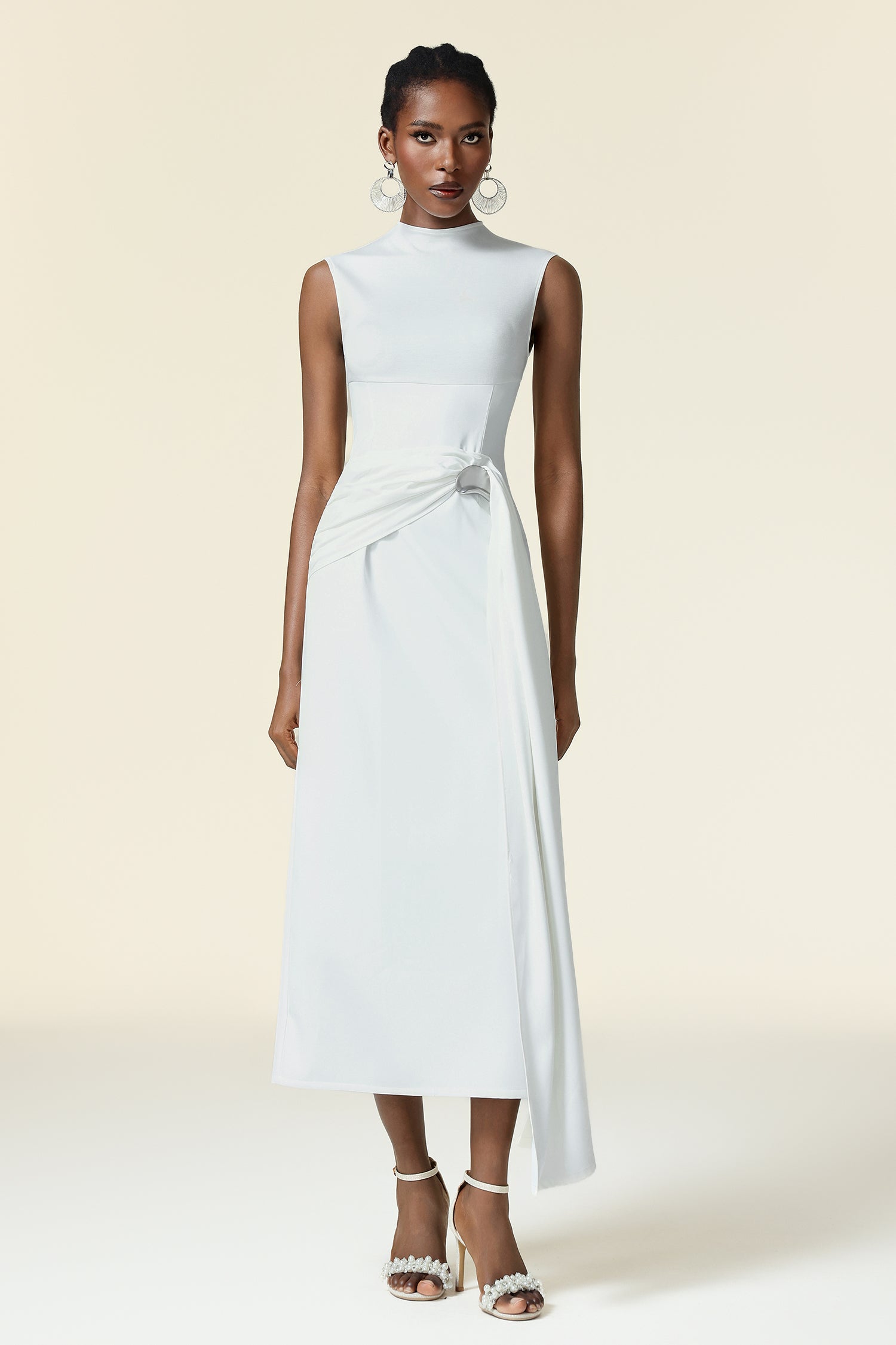 Kanma Sleeveless Streame Maxi Dress