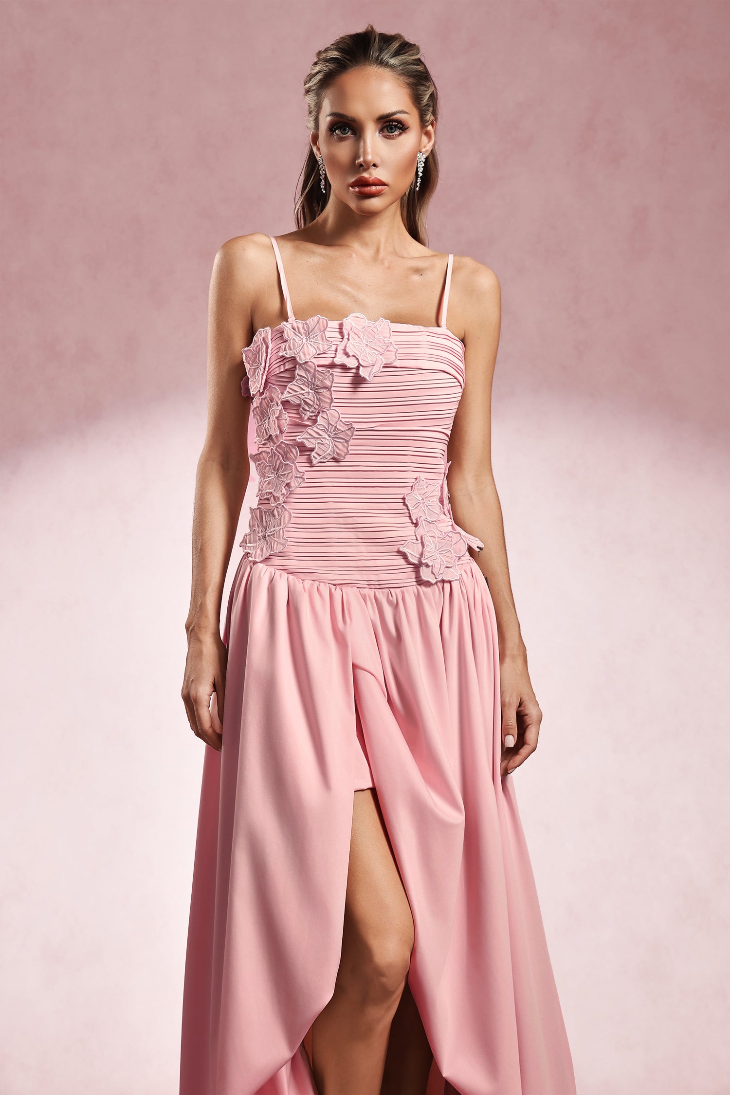 Pippa Sleeveless Flower Maxi Dress