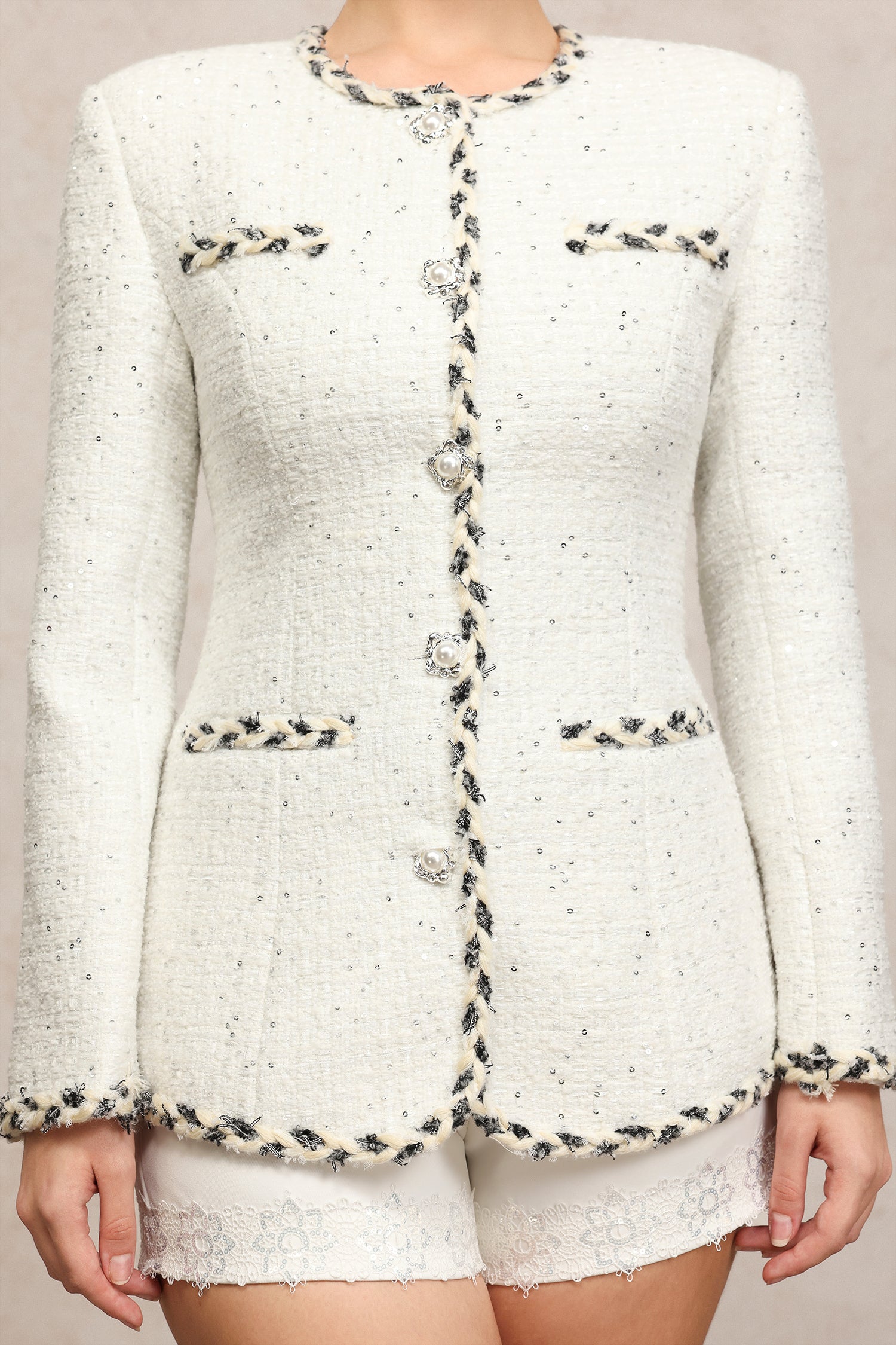 Fresco Long Sleeves Top Blazer