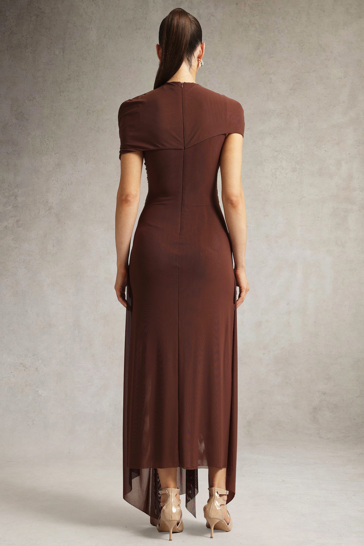 Hayden Braided Tulle Maxi Dress