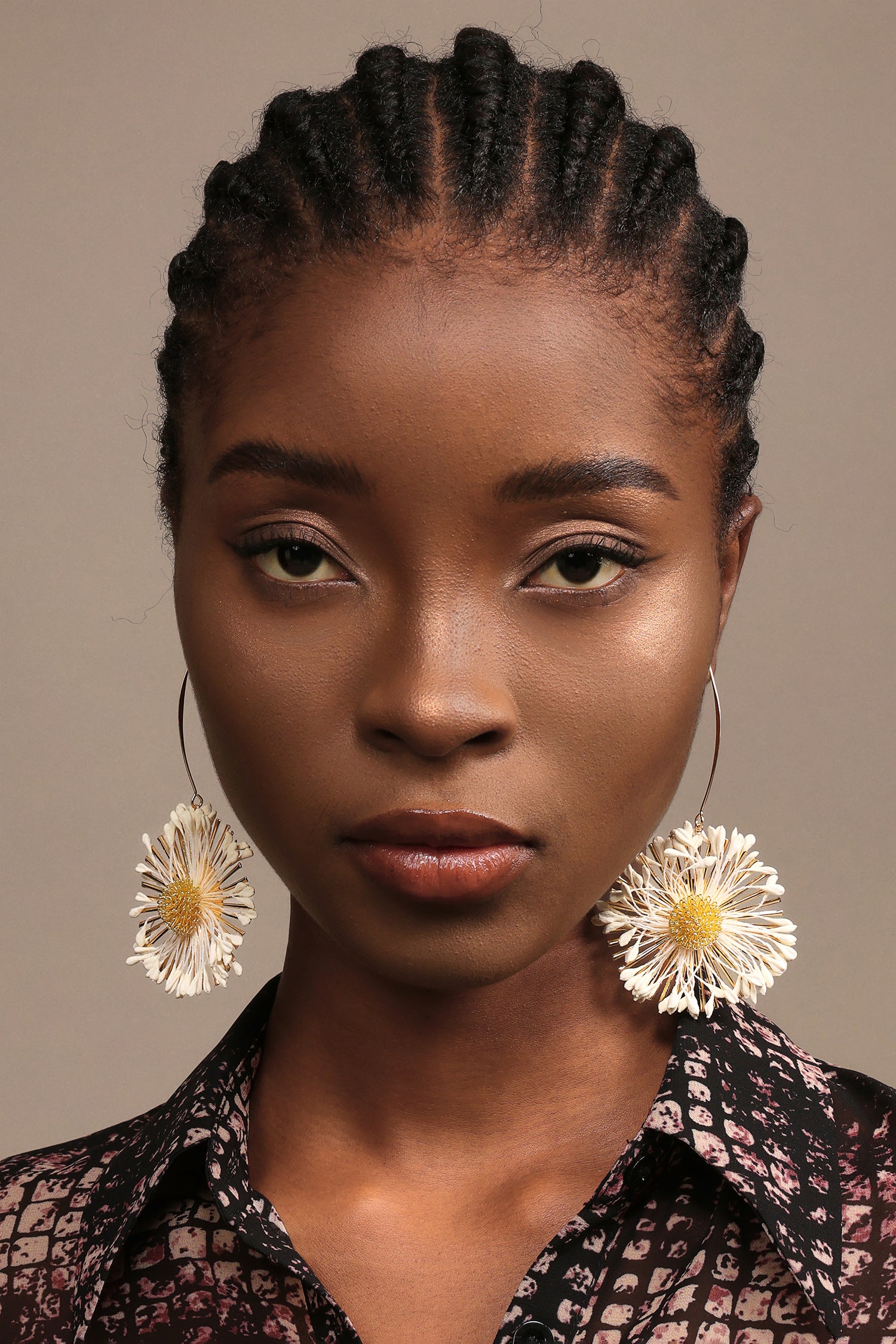 Desi Flower Maxi Earrings