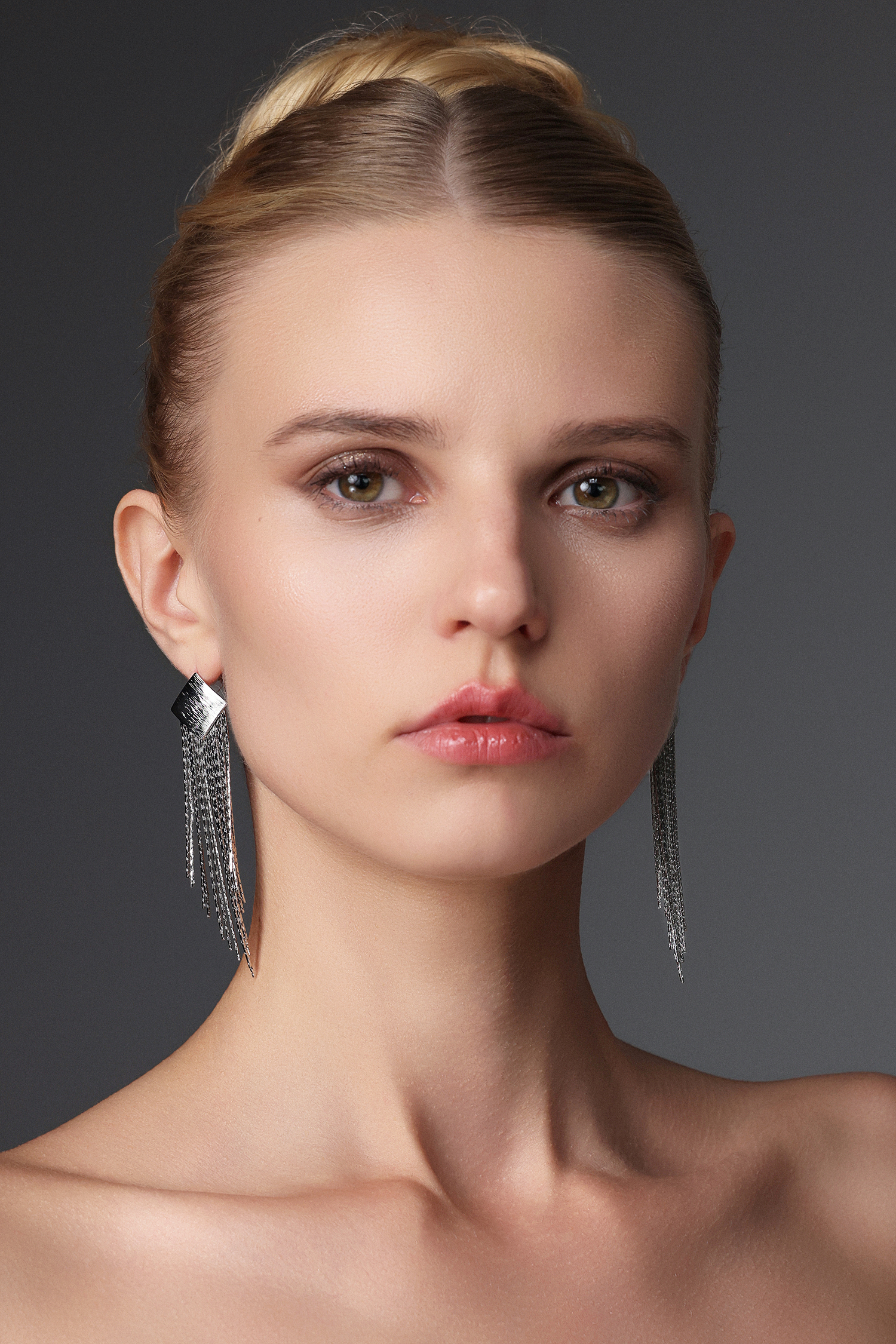 Volary Square Tassels Earrings