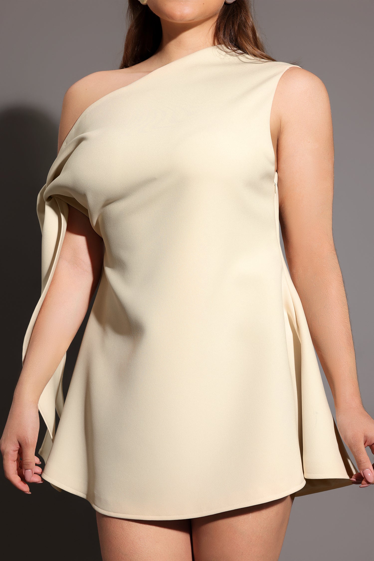 Retale One Shoulder Mini Dress