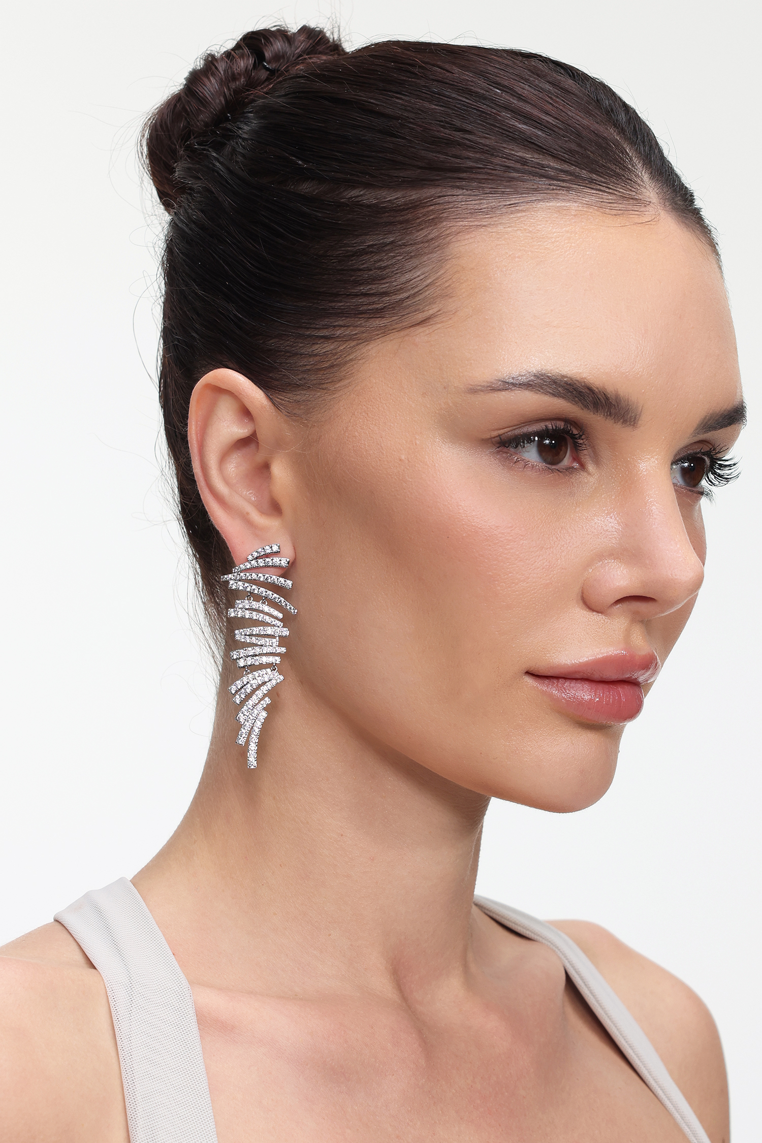 Rebekka Geometry Irregular  Linear Earrings