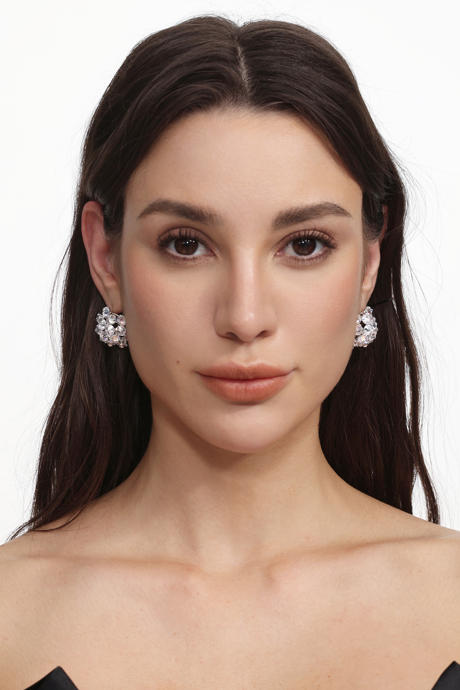 Lafare Diamond Flower Earrings