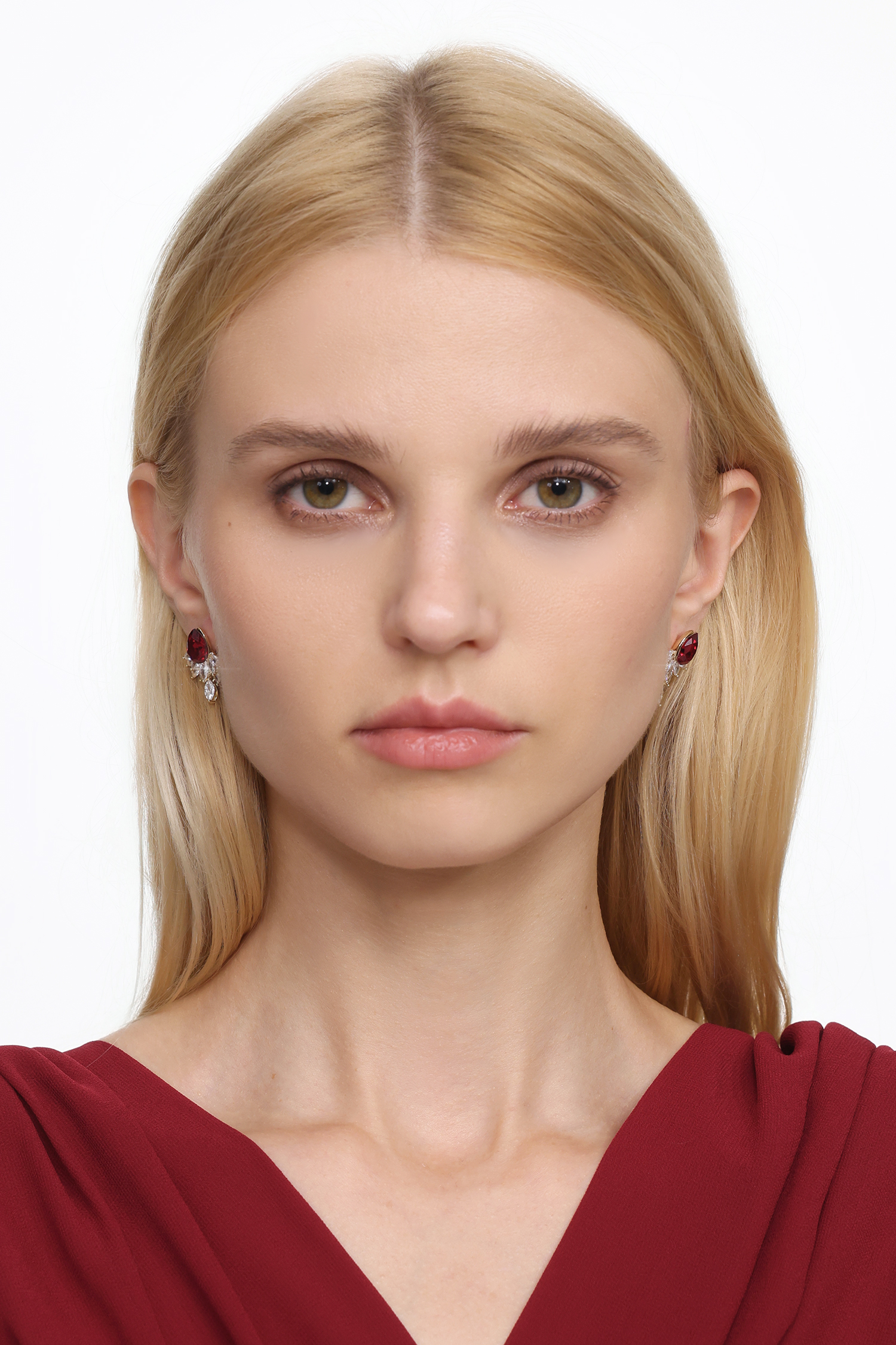 Pinar Geometry Diamond Earrings