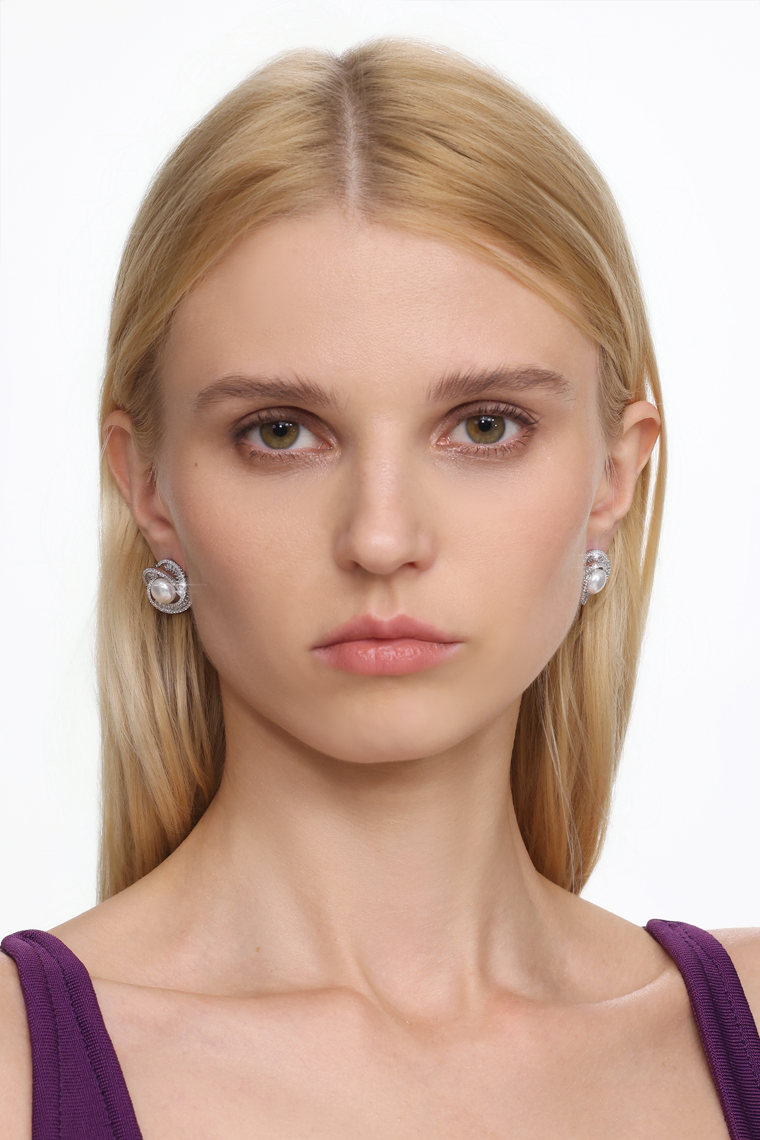 Eamon Pearl Diamond Earrings