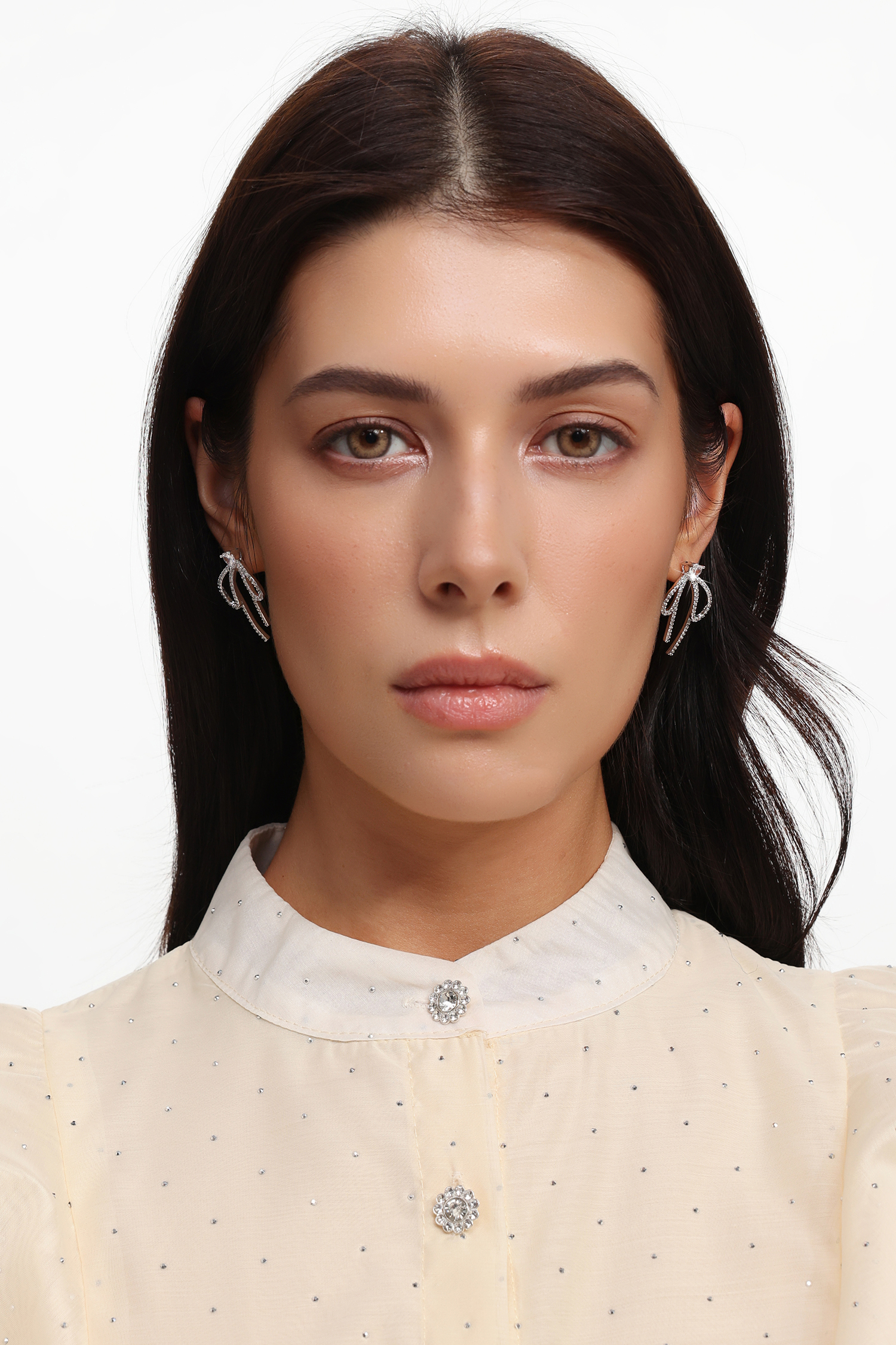 Sila Diamond Pearl Earrings