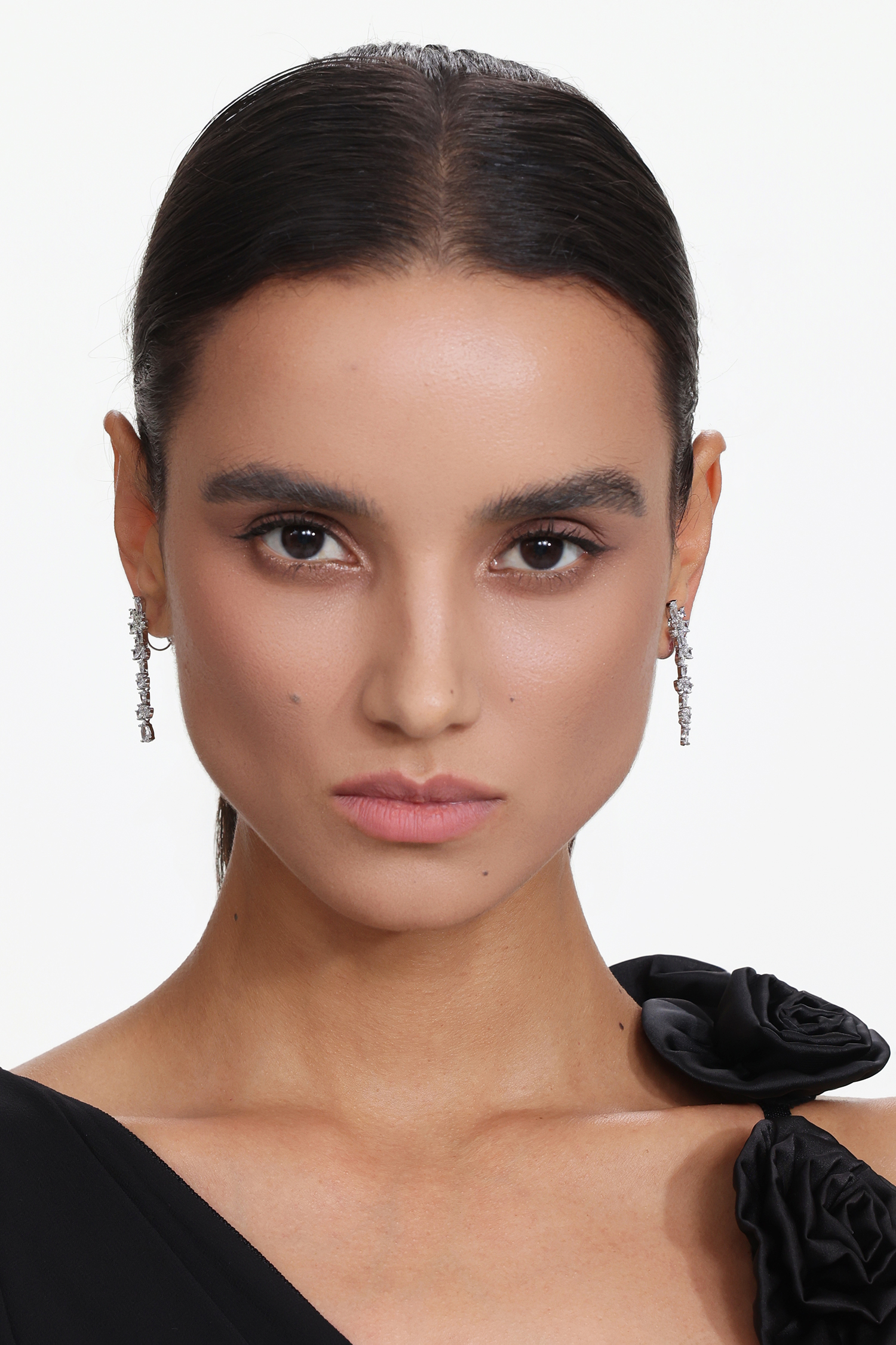 Kapol  Flower Diamond Earrings