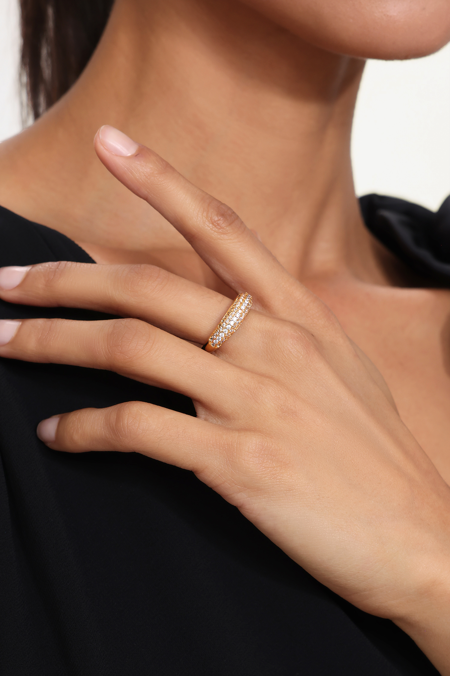 Rachel Golden Diamond Ring