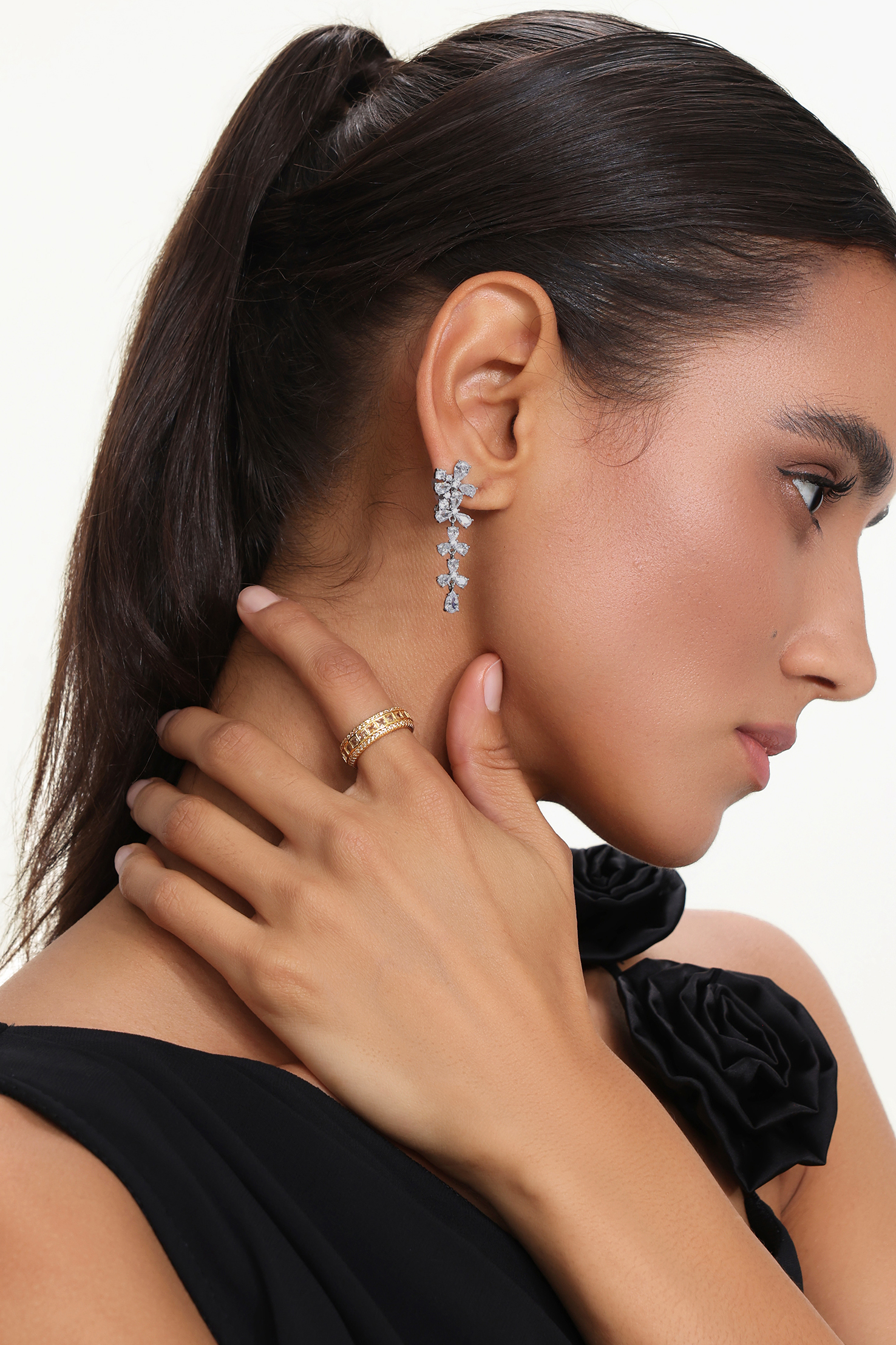 Oiala Square  Diamond Ring