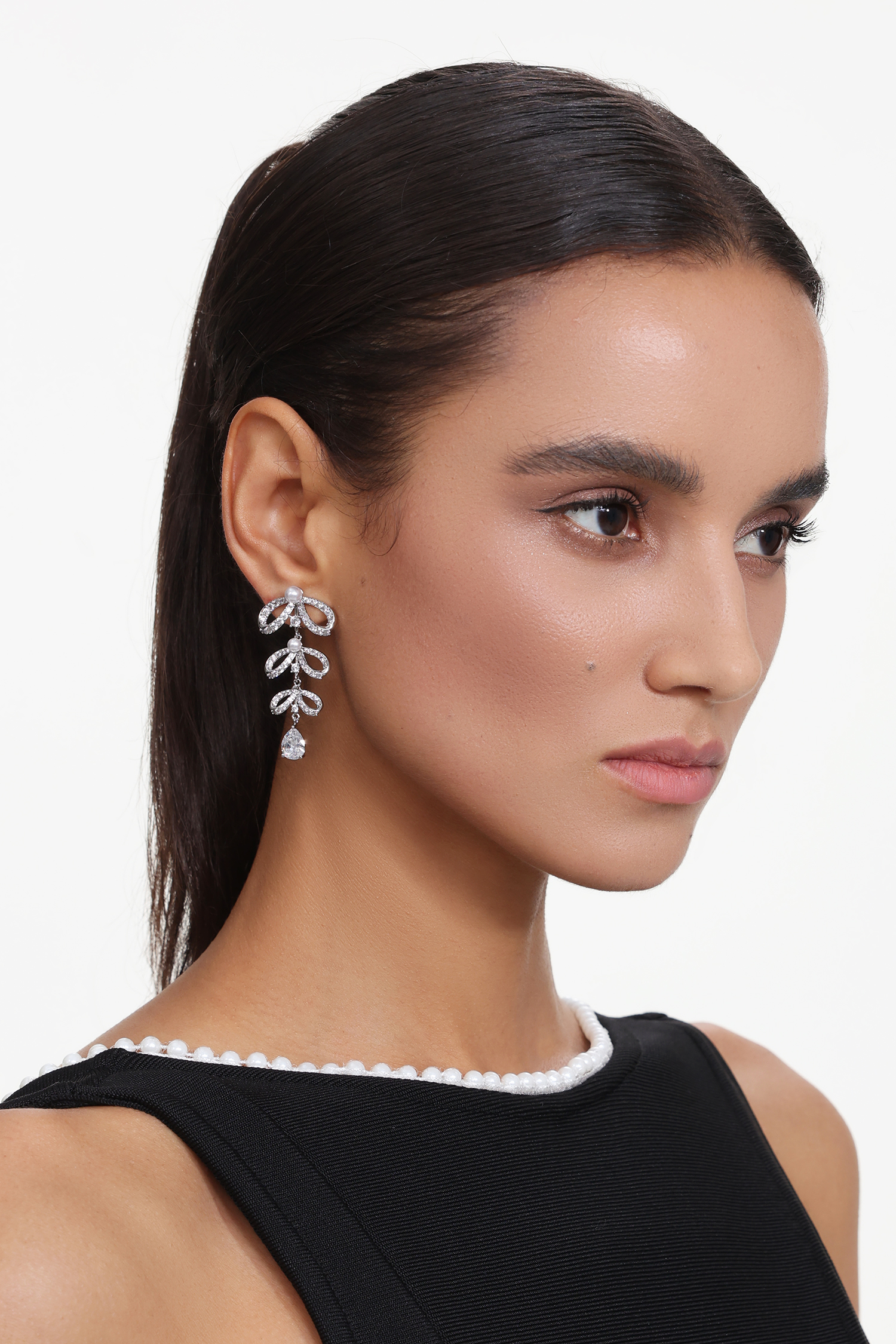 Siara Bow Diamond Earrings