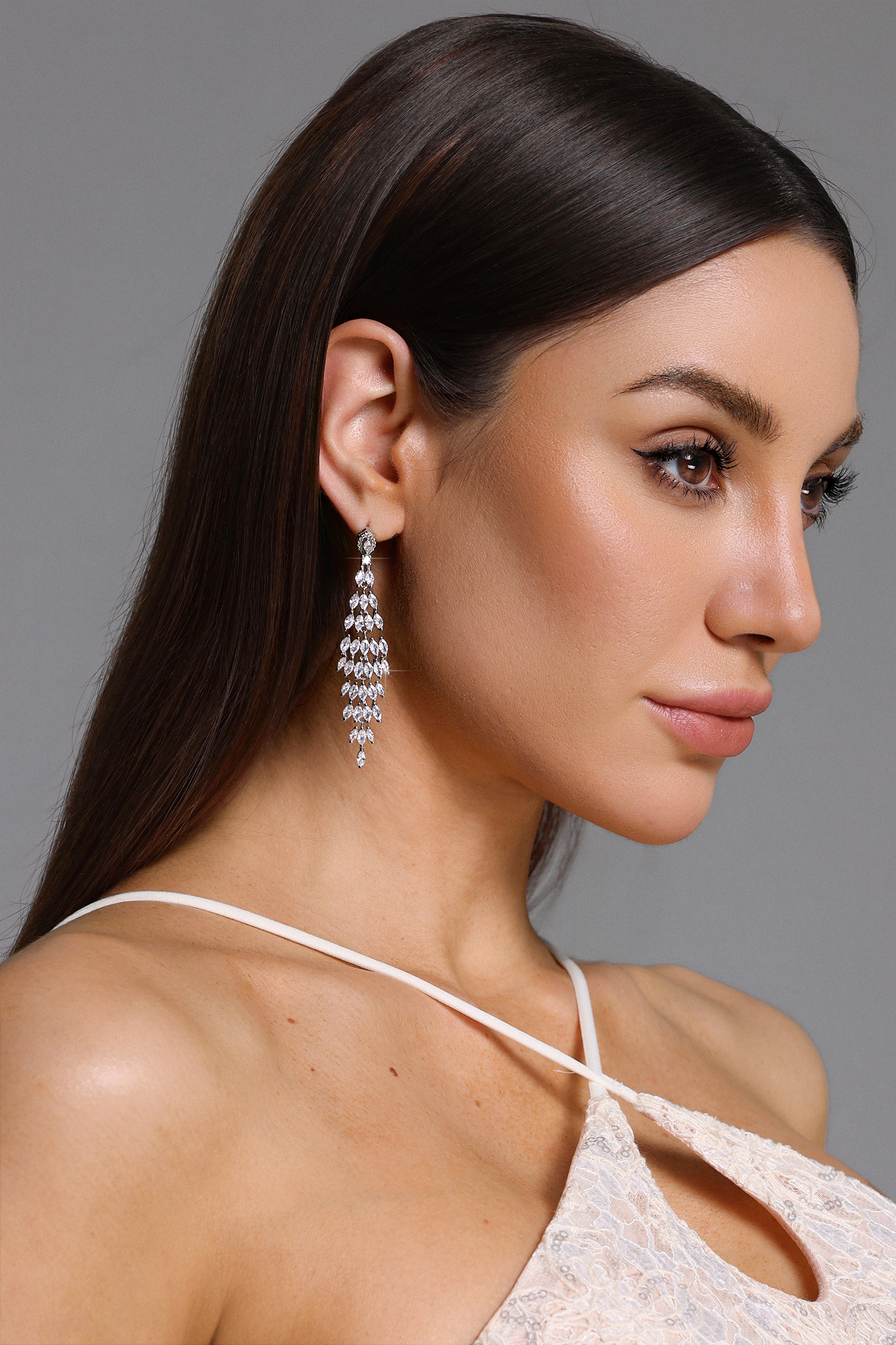 Miney Diamond Dangle Earrings