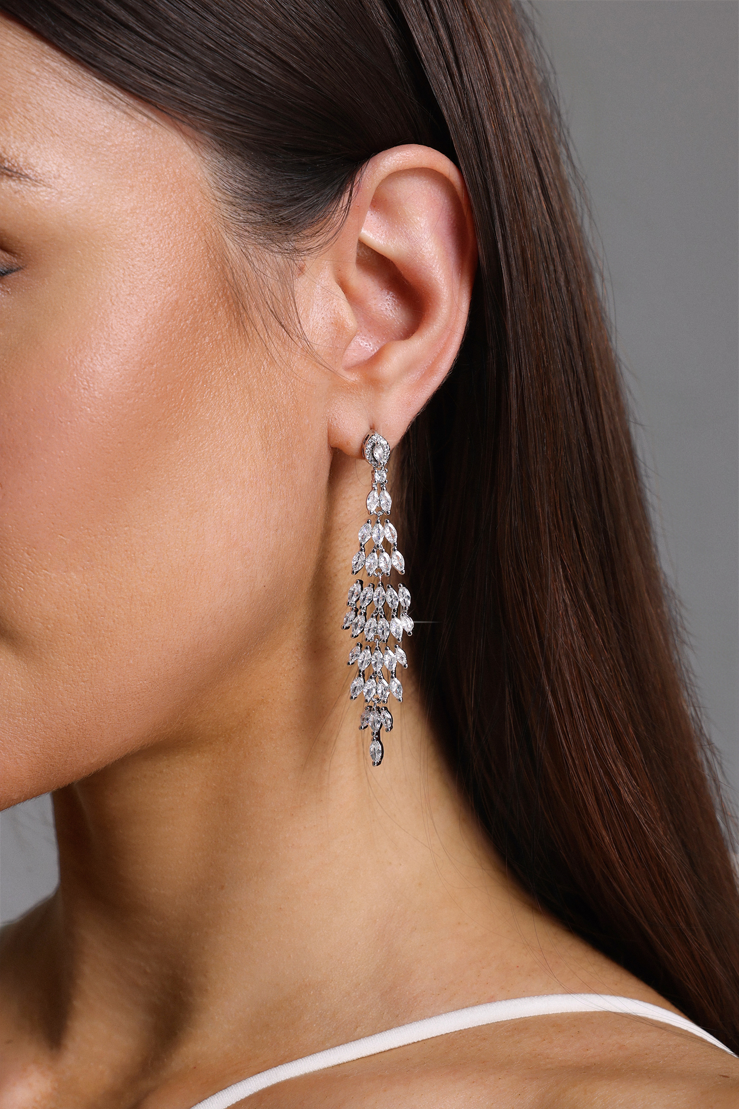 Miney Diamond Dangle Earrings