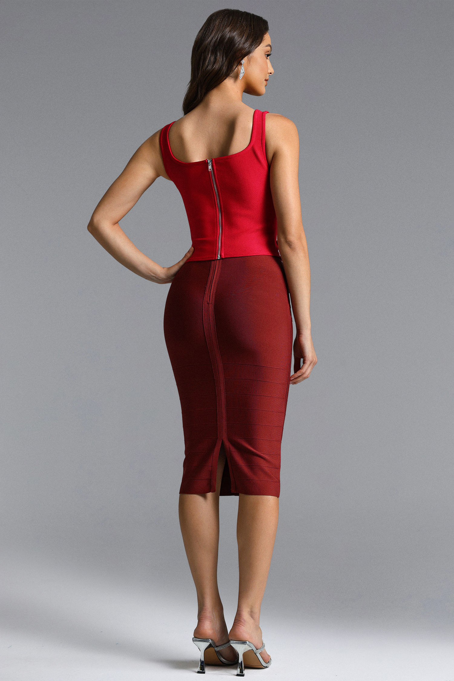 Roline Sexy Contour Flower Bandage Top