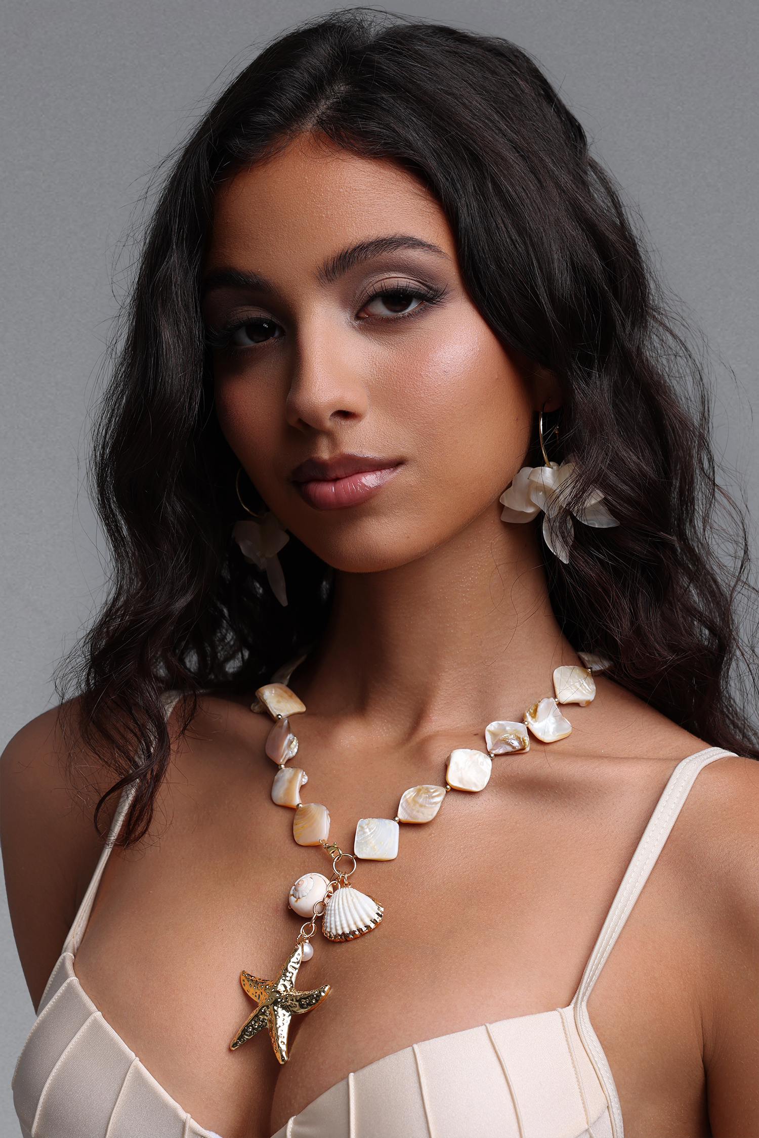 Fero Long Shell Starfish Necklace
