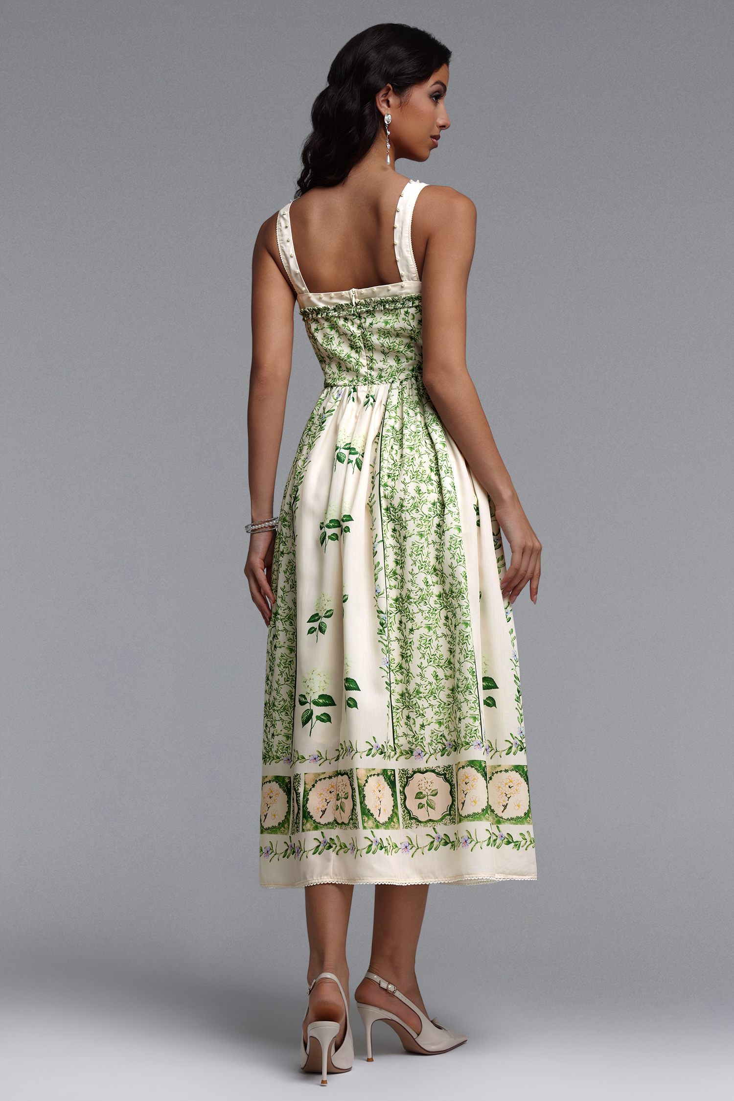 Sloan Resort Flowy Sleeveless Floral Print Woven Maxi Dress