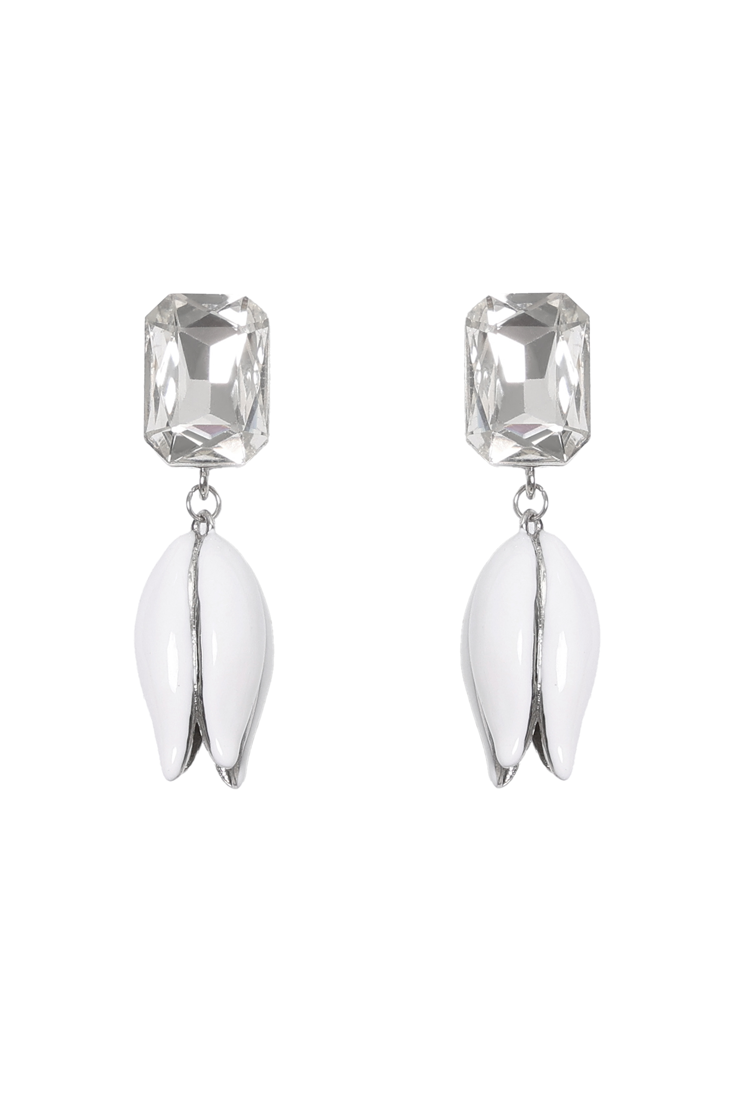 Yogi Diamond Flower Earrings