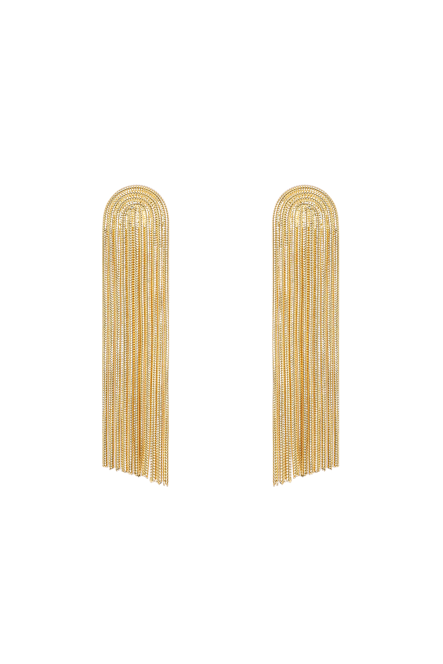 Kiwis Circle Tassel Earrings