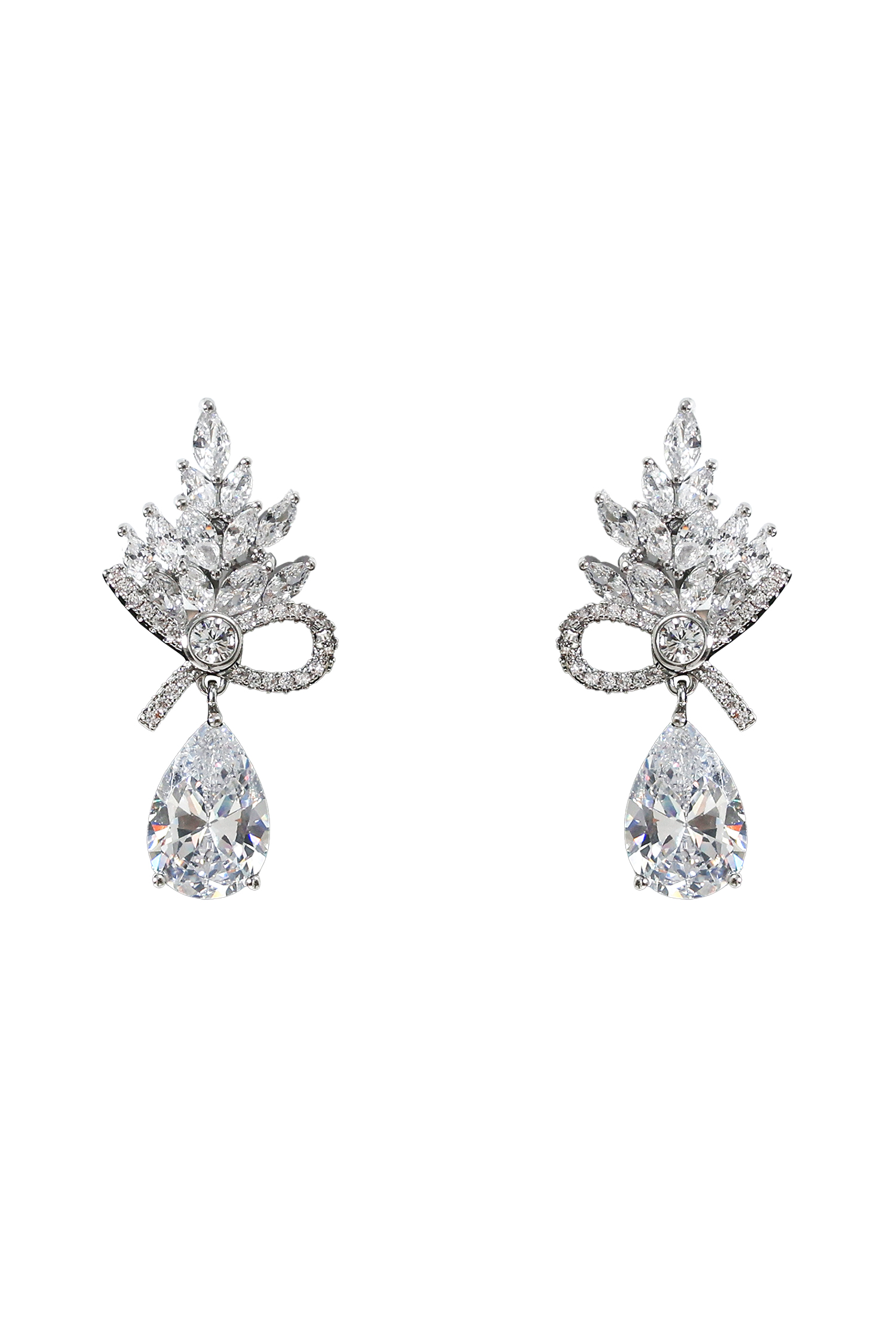Desi Diamond Teardrop Earrings