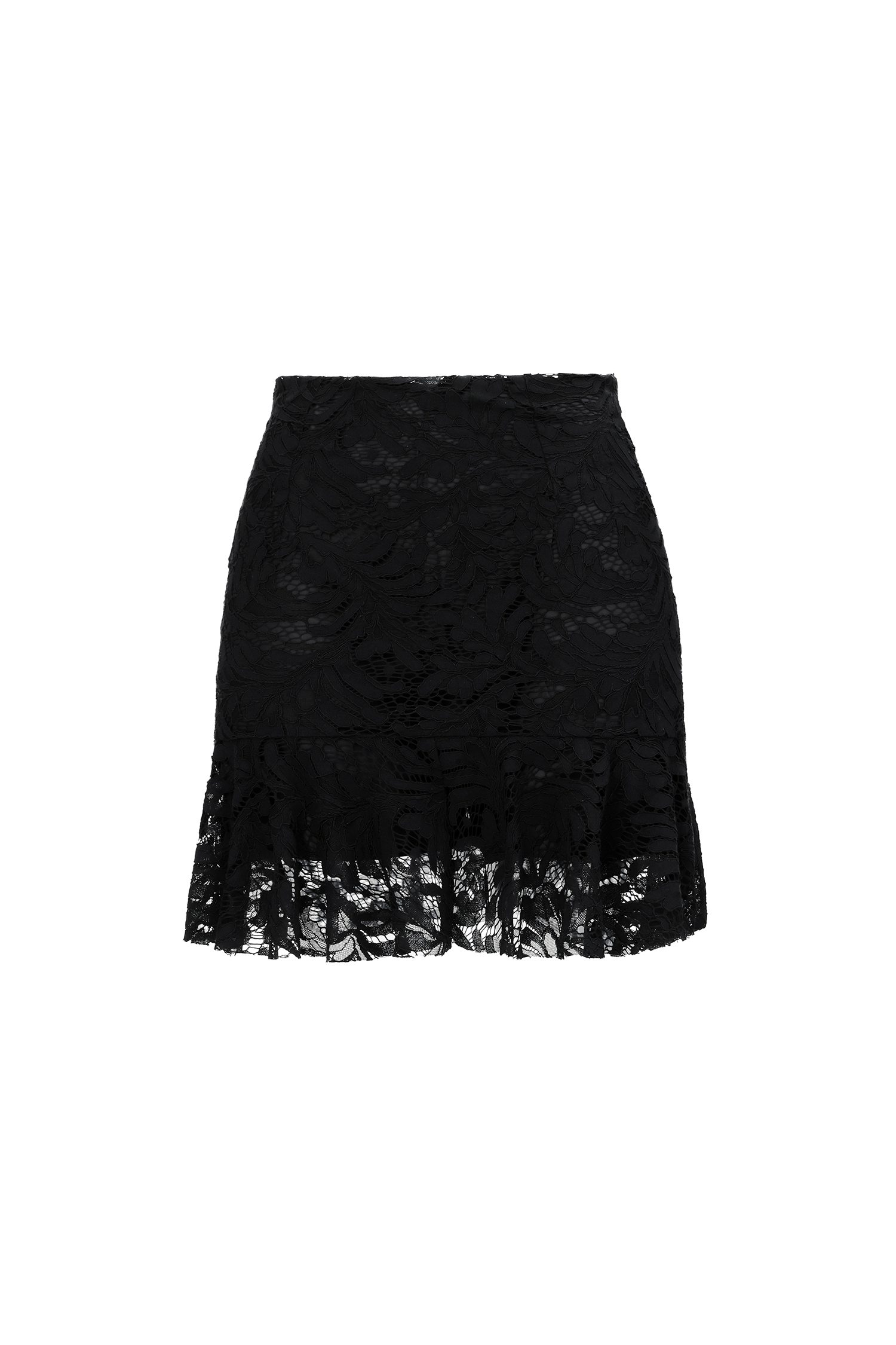 Jensen Sexy Contour Black Lace Skirt