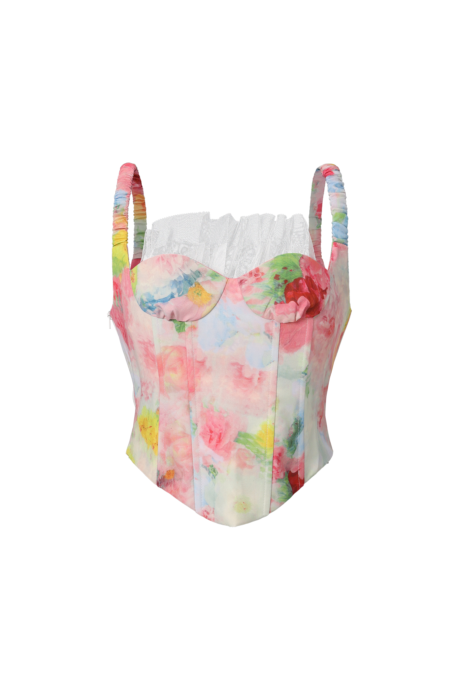 Grinin Printed Bustier Top