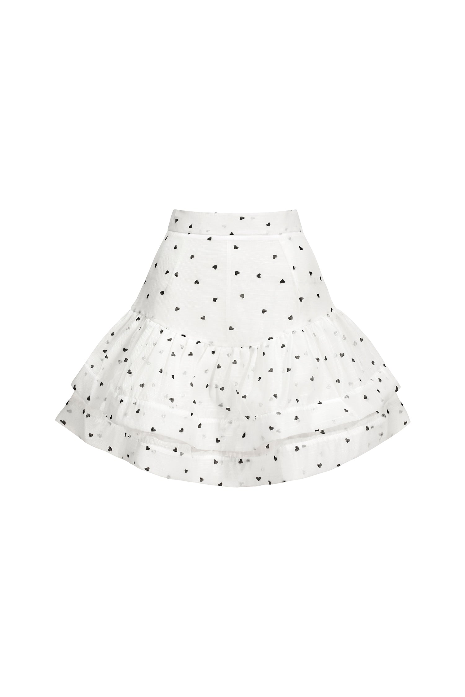 Walda Long Sleeves Dot Printed Folds Two-Piece Set