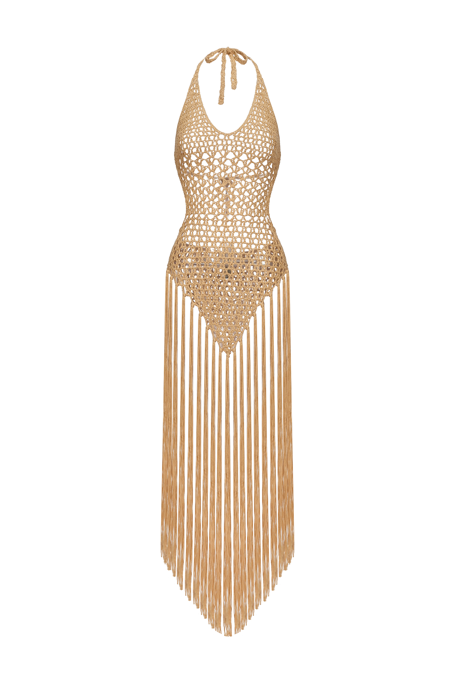 Tesare Tassel Weave Midi Dress