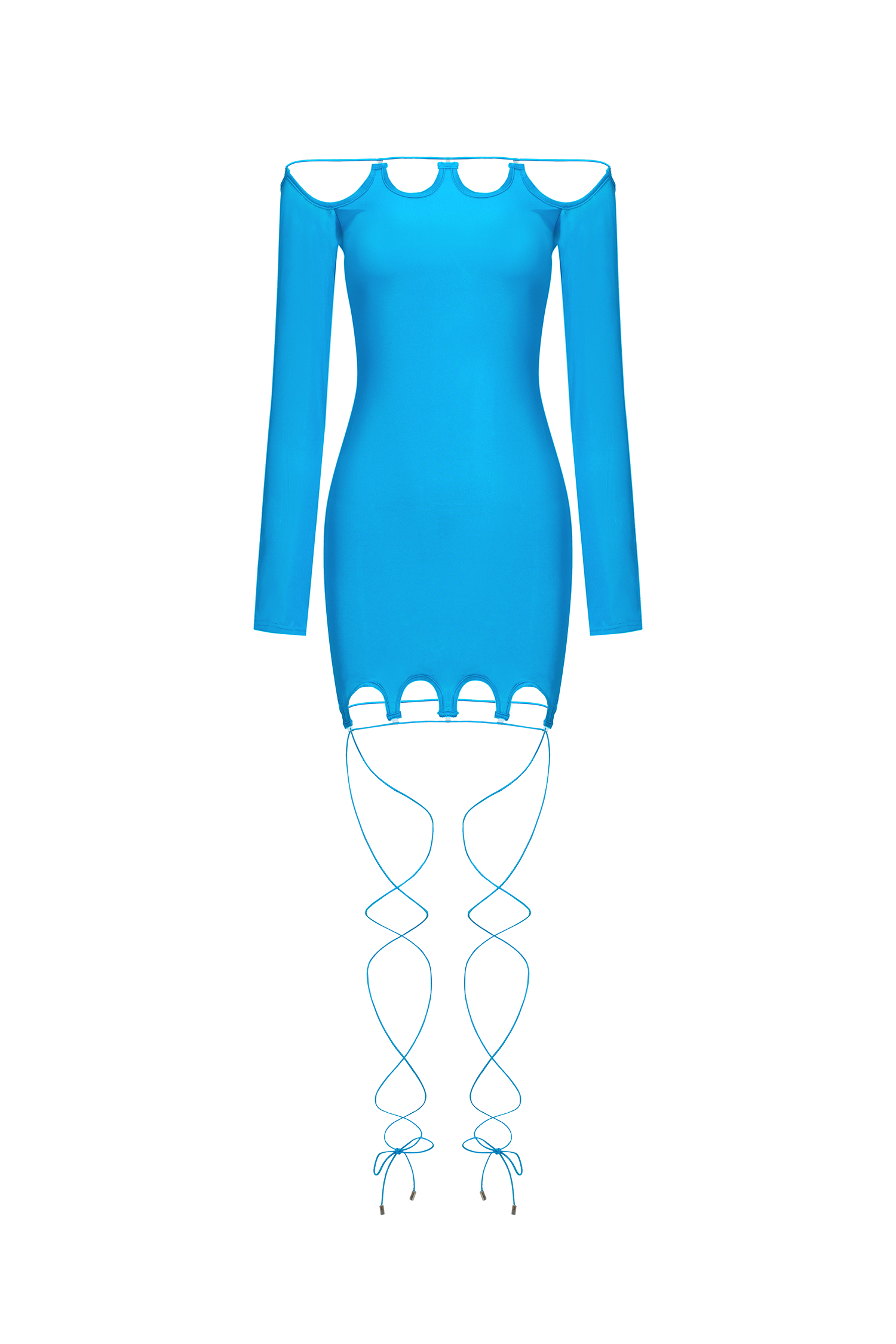 Quana Mini Dress - Blue