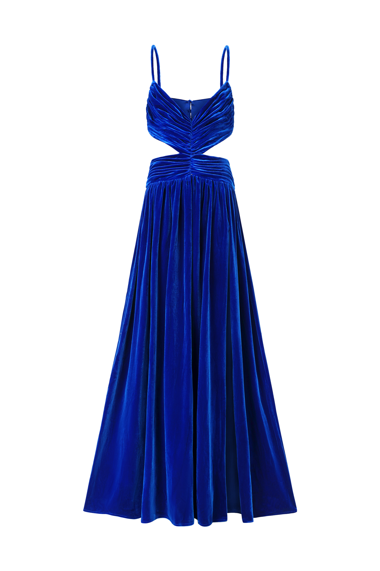 Edmee Velvet Cut Out Maxi Kleid