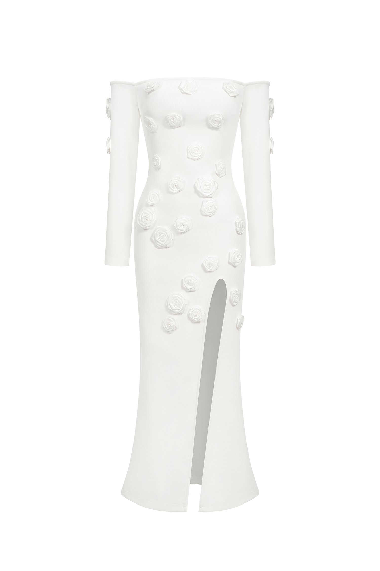 Roie Off Shoulder Maxi Bandage Dress