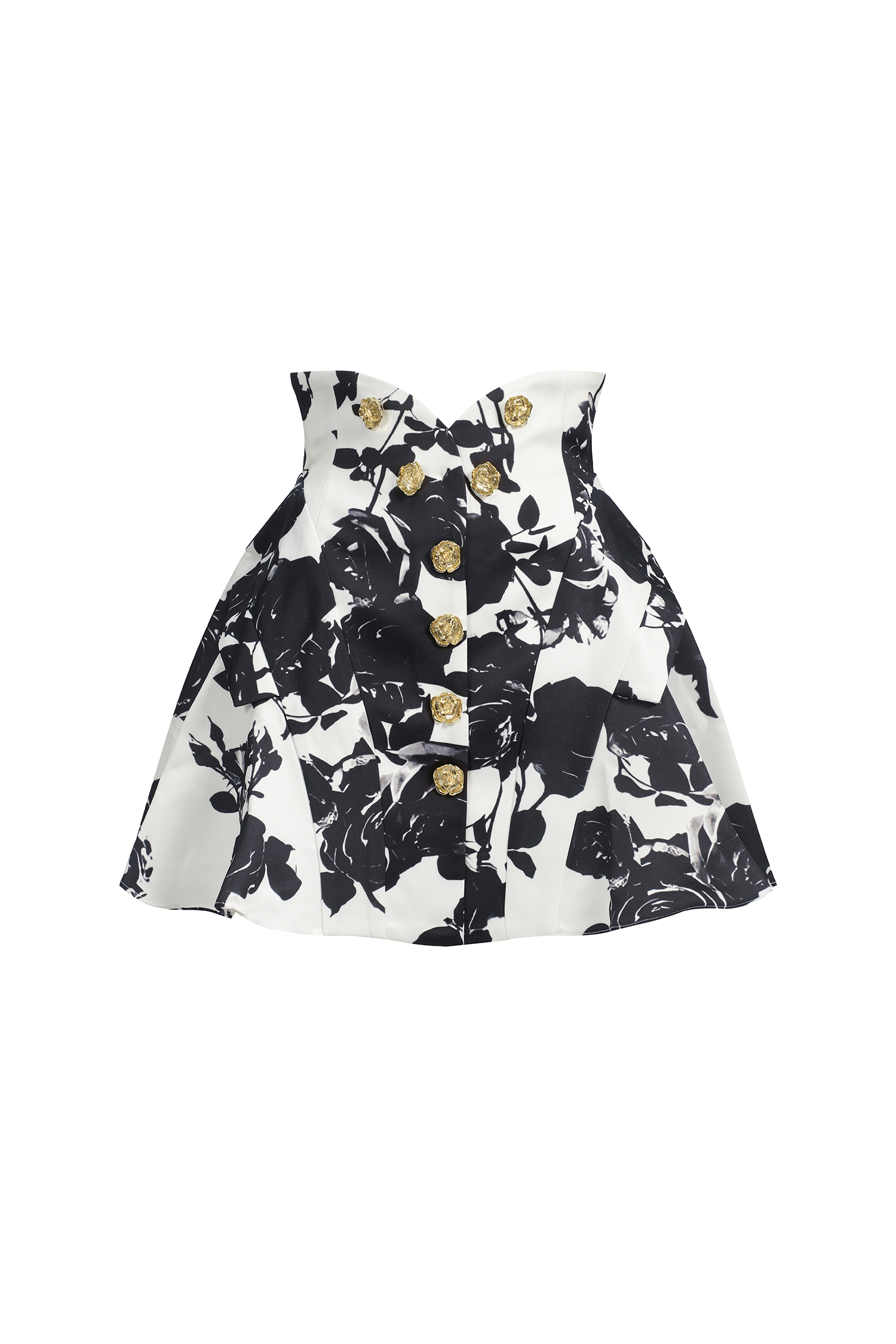 Eithne Long Sleeve Printing Mini Two-Piece Set