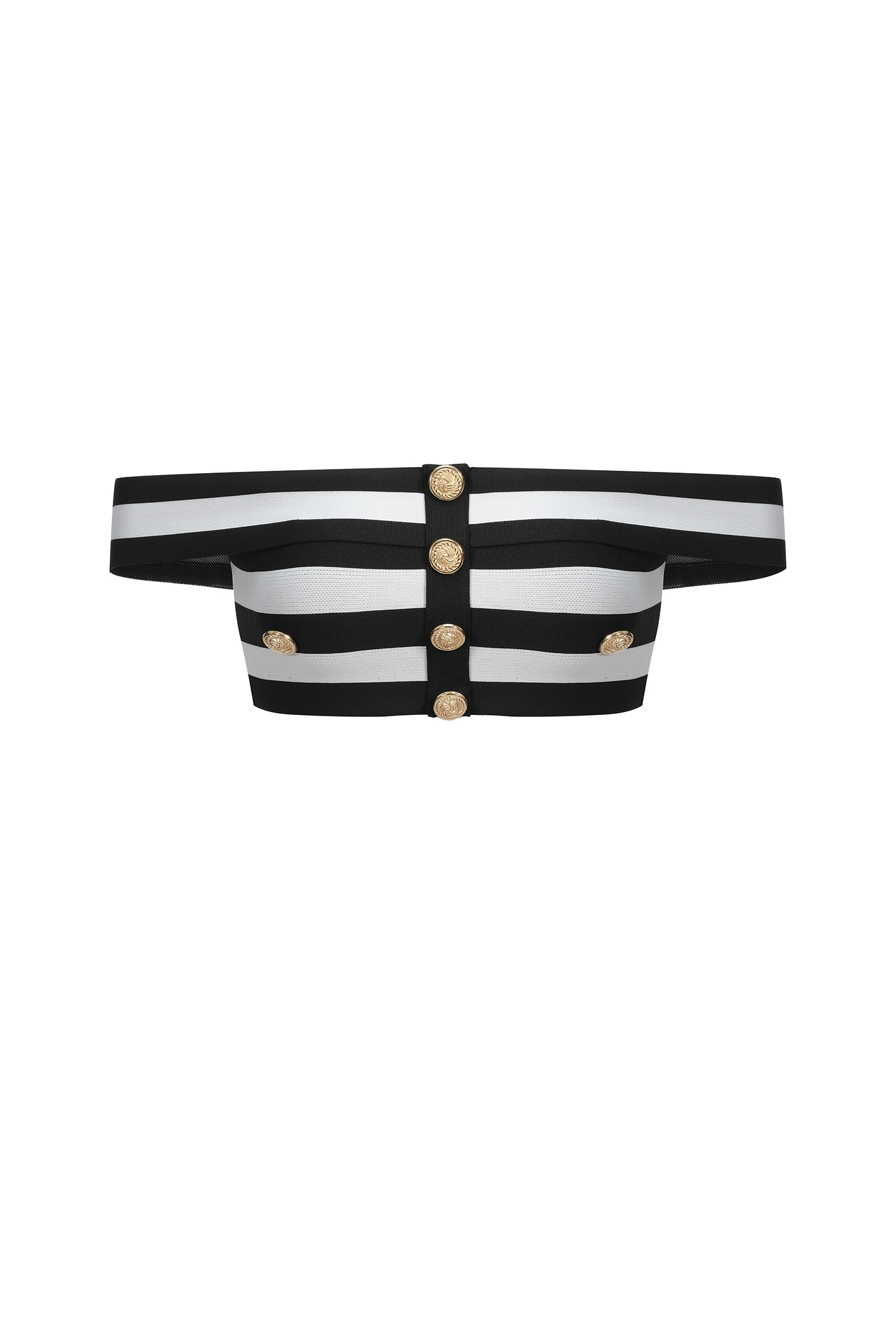 Martha Off-the-Shoulder Hollow Out Slit Bandage Midi Two-Piece Set