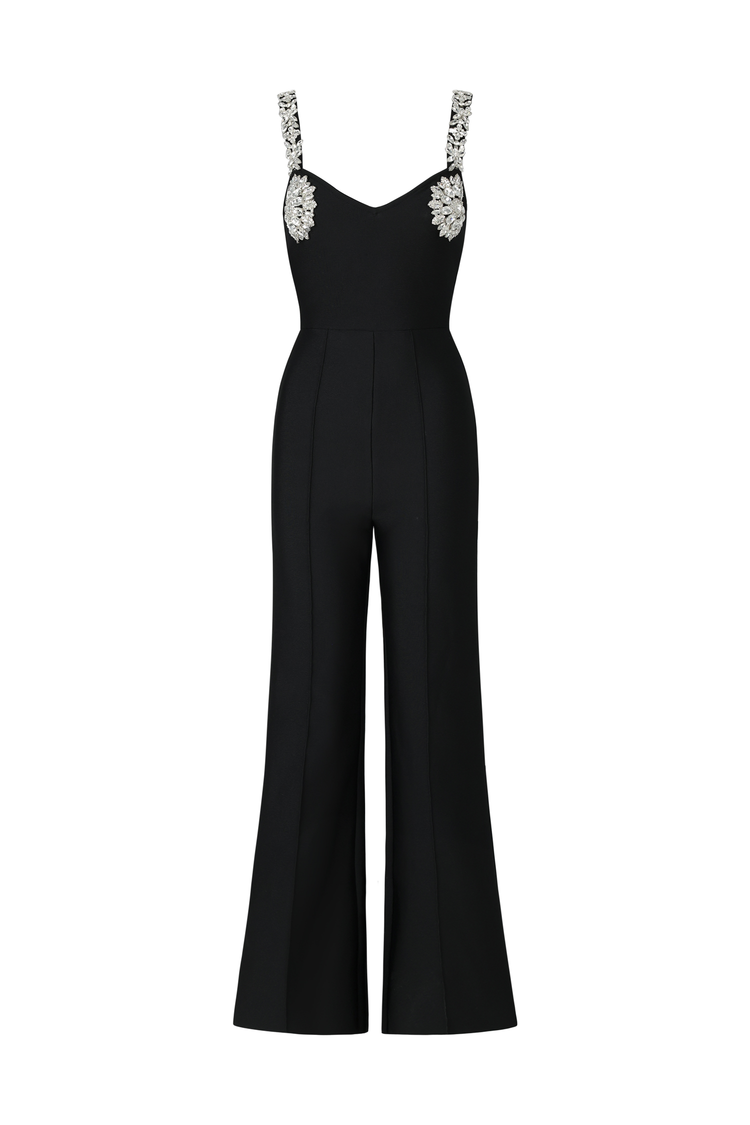 Tearnie Sleeveless Diamond Bandage Maxi Jumpsuit