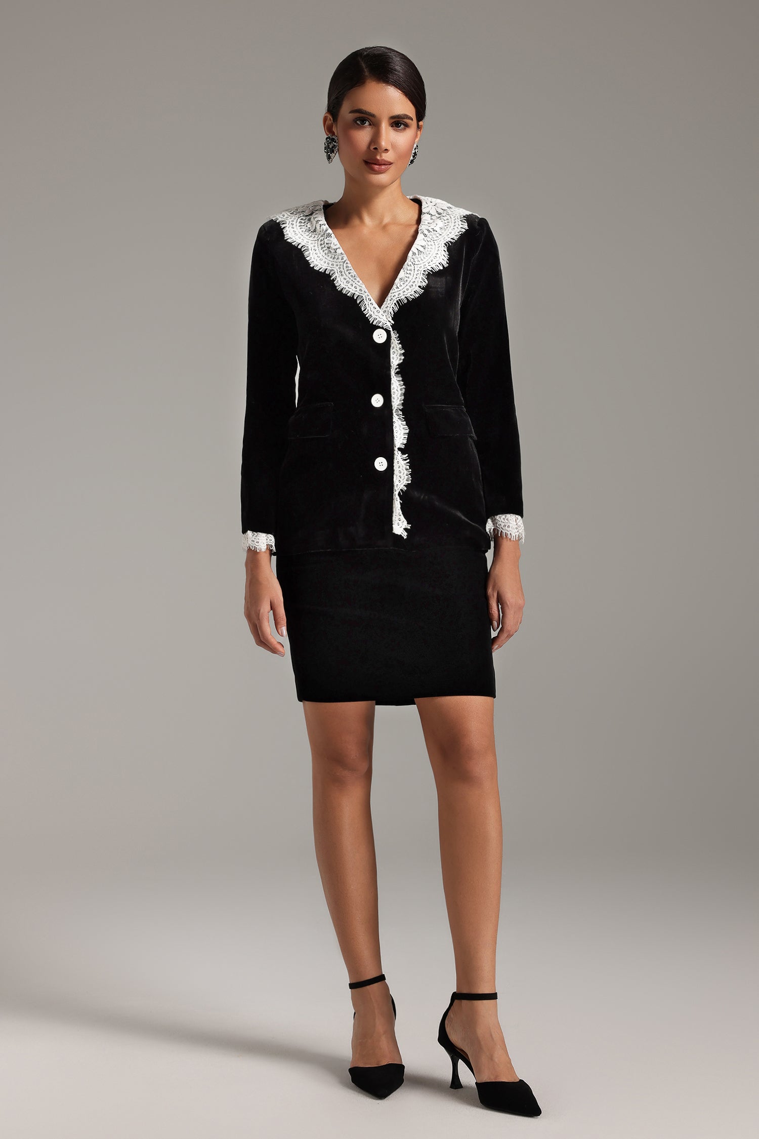 Dlasa Patchwork Lace Jacket