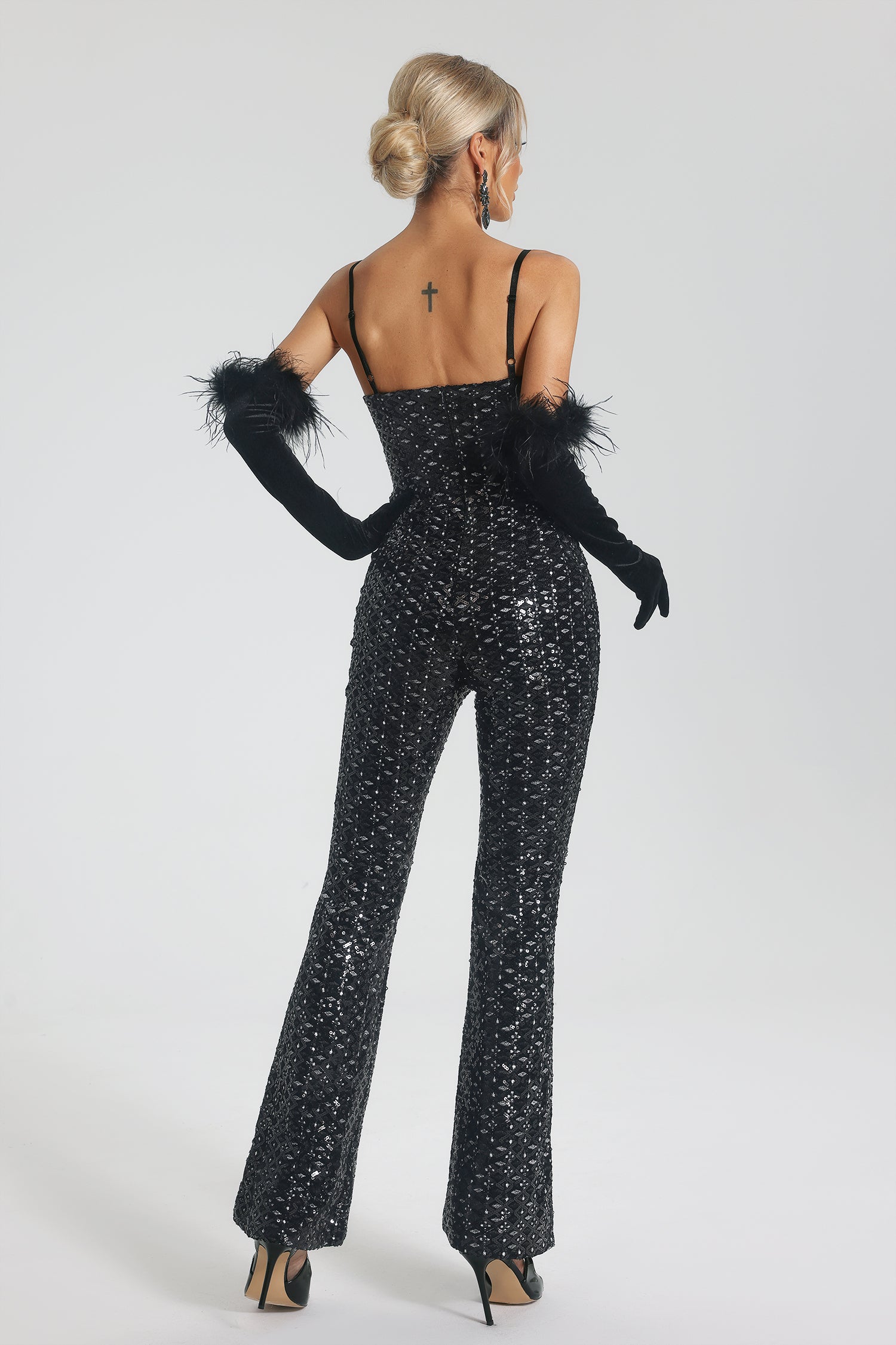 Eugenie Sequins Jumpsuit