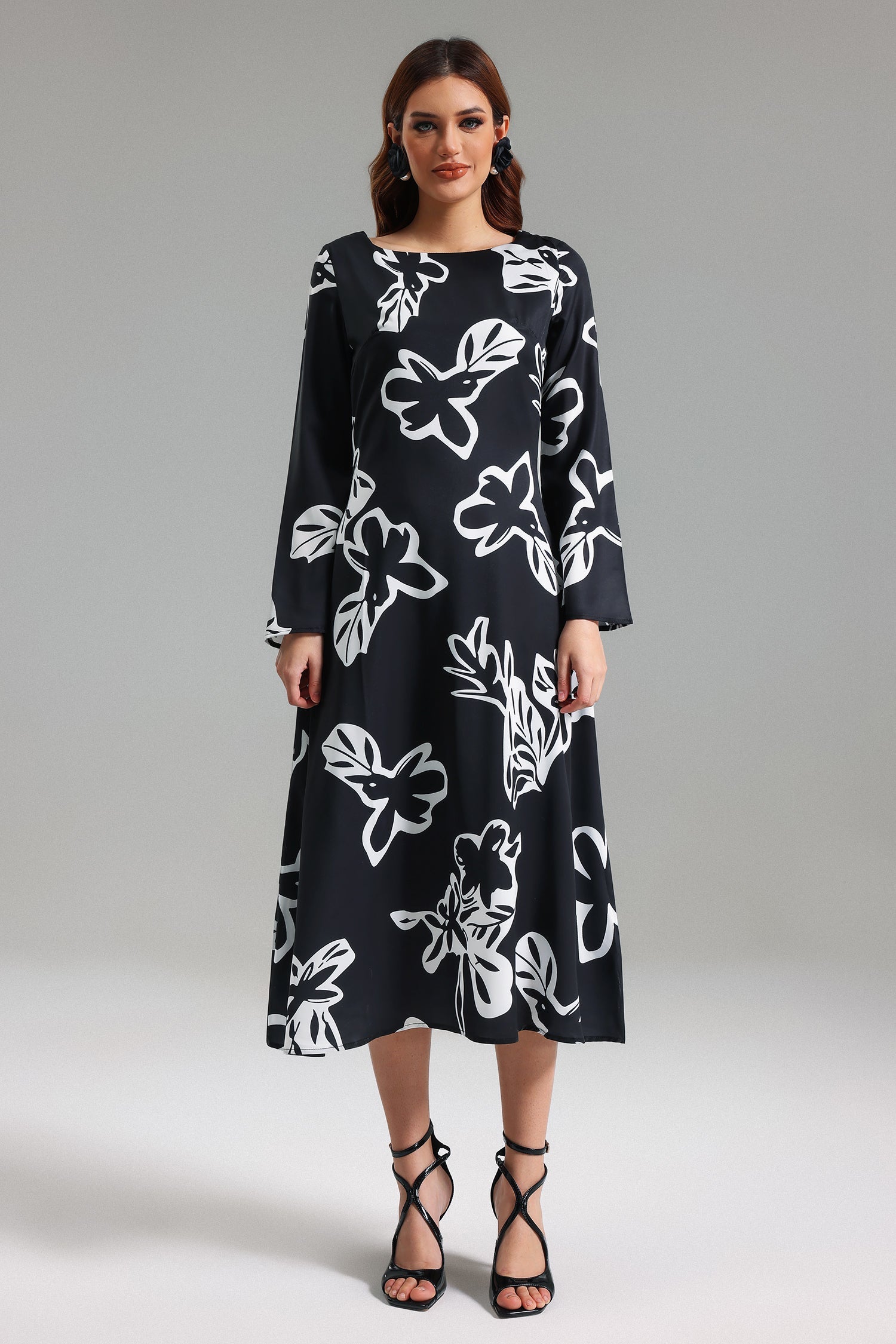 Savier Printed Midi Dress