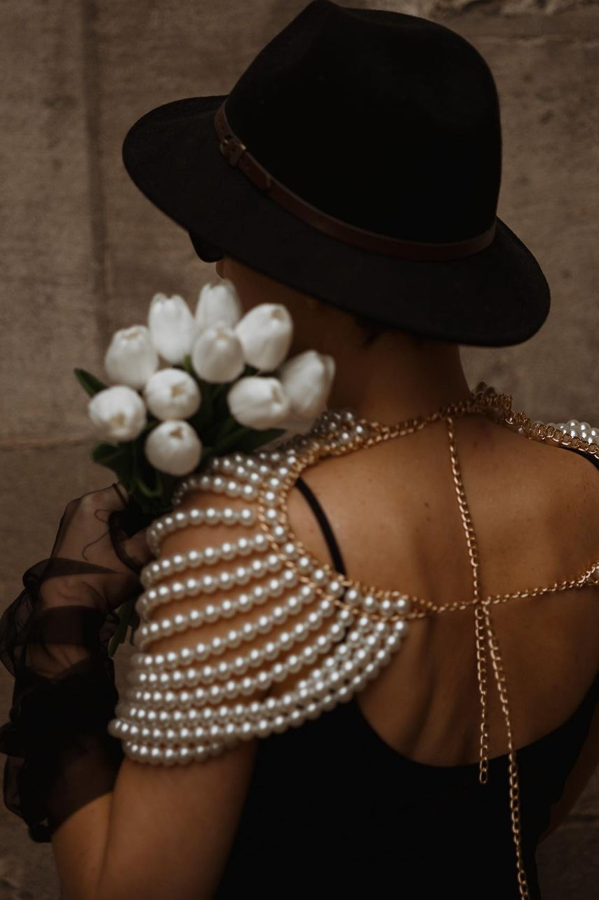 natia_natsi - Pearl Shawl Top