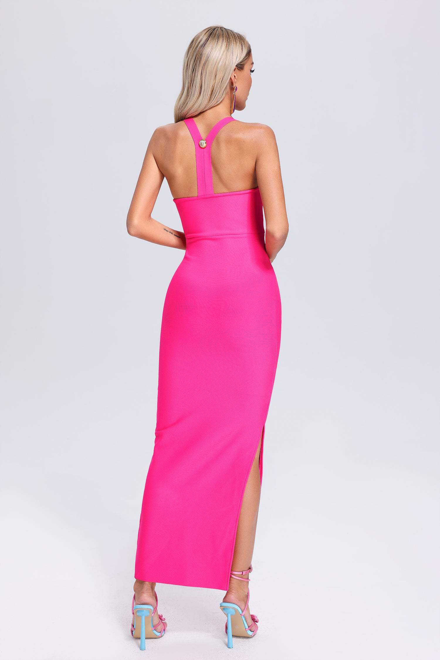 Giacinta Träger-Maxikleid mit Bandage