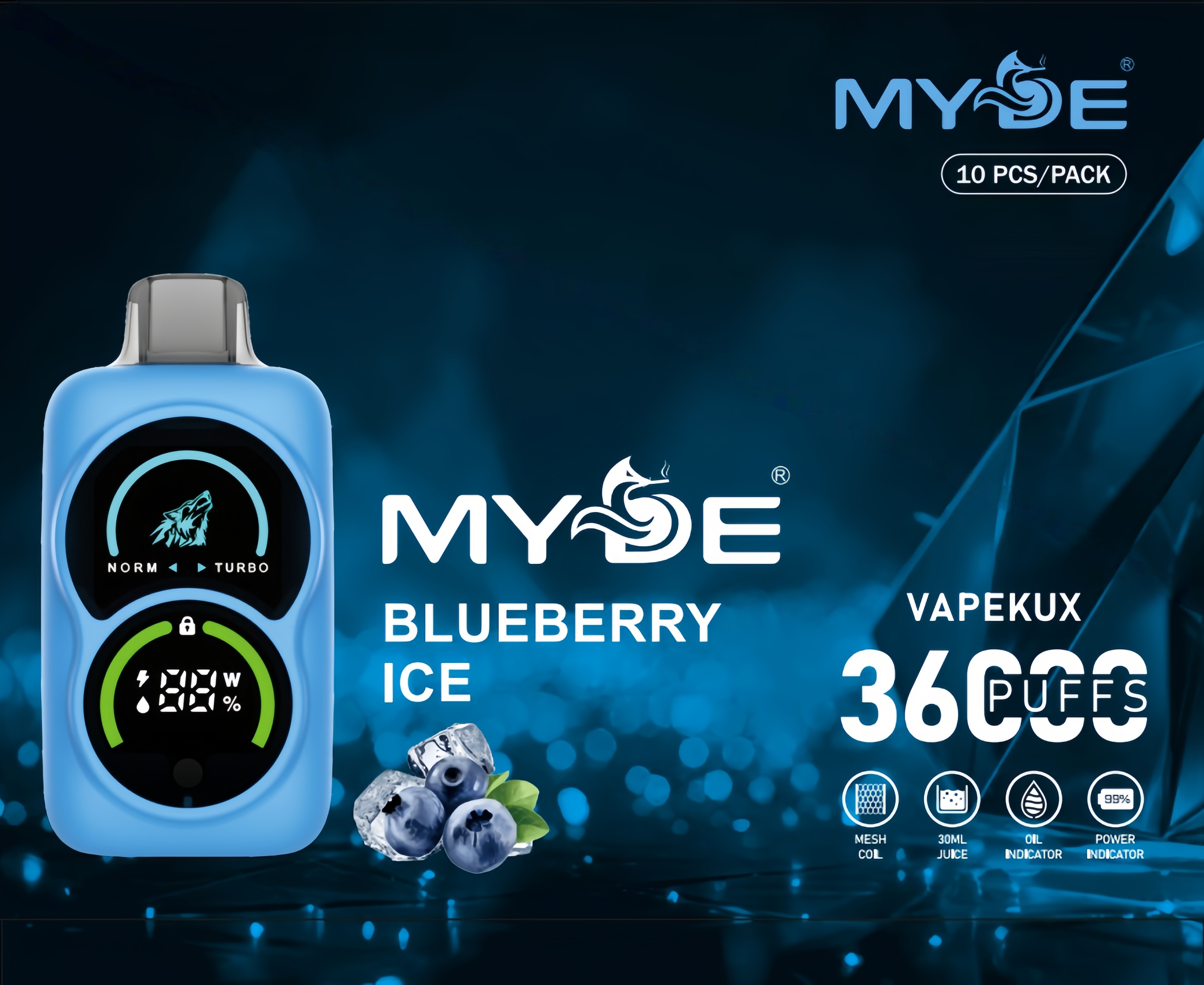 MYDE-36000 PUFFS