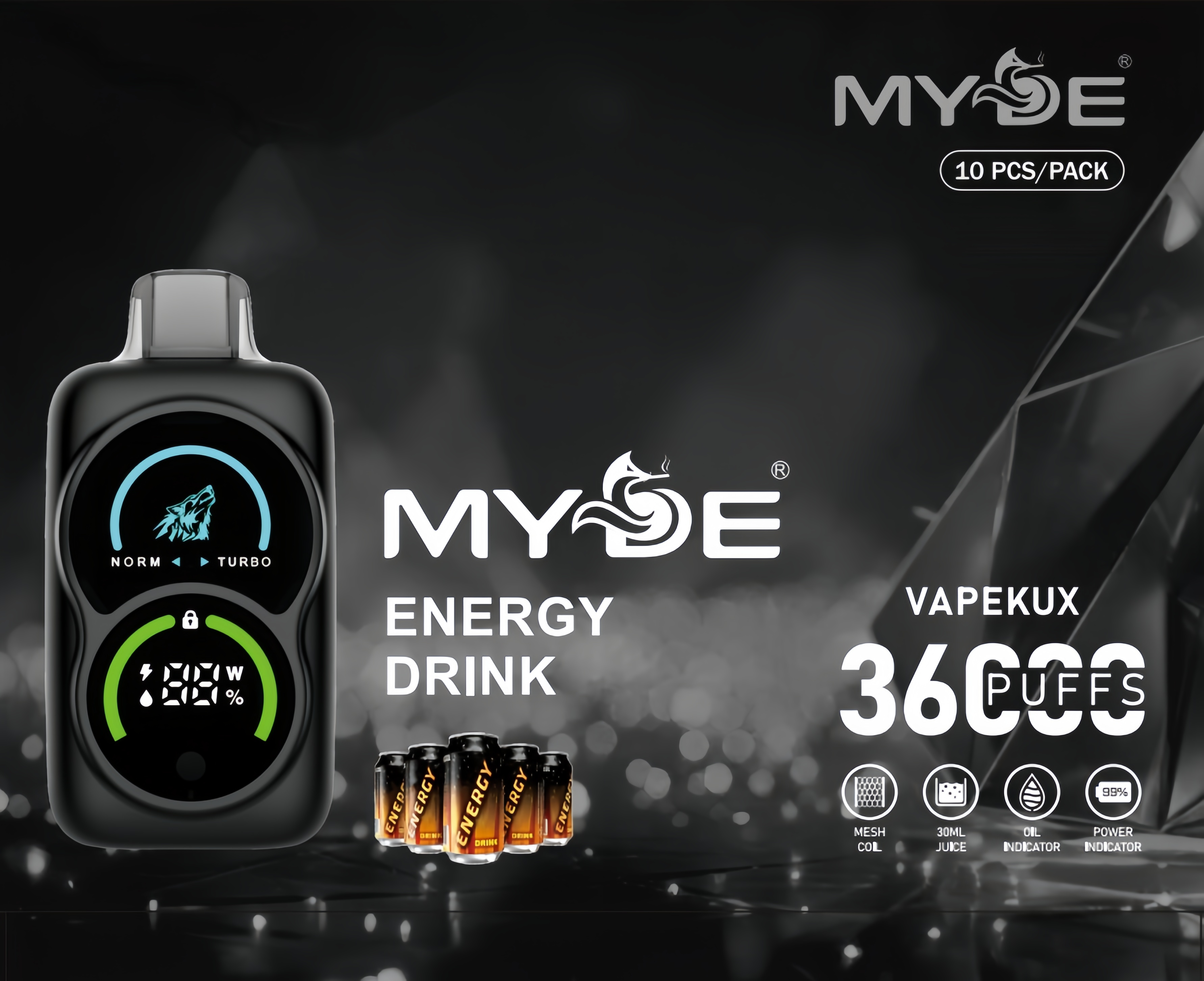 MYDE-36000 PUFFS