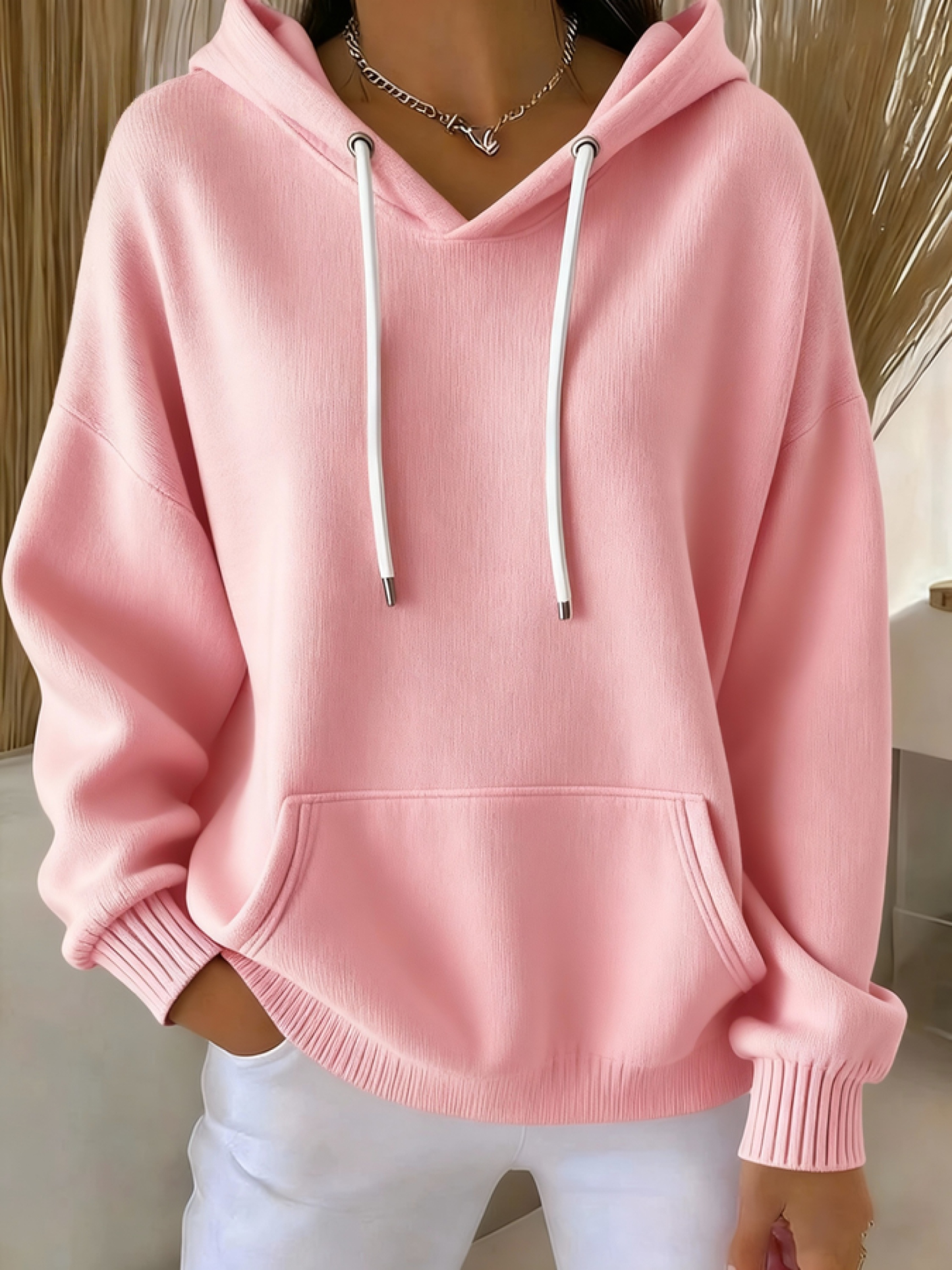🎄Christmas Clearance Sale🔥Women's Casual kint Jacquard Multicolor Hoodie