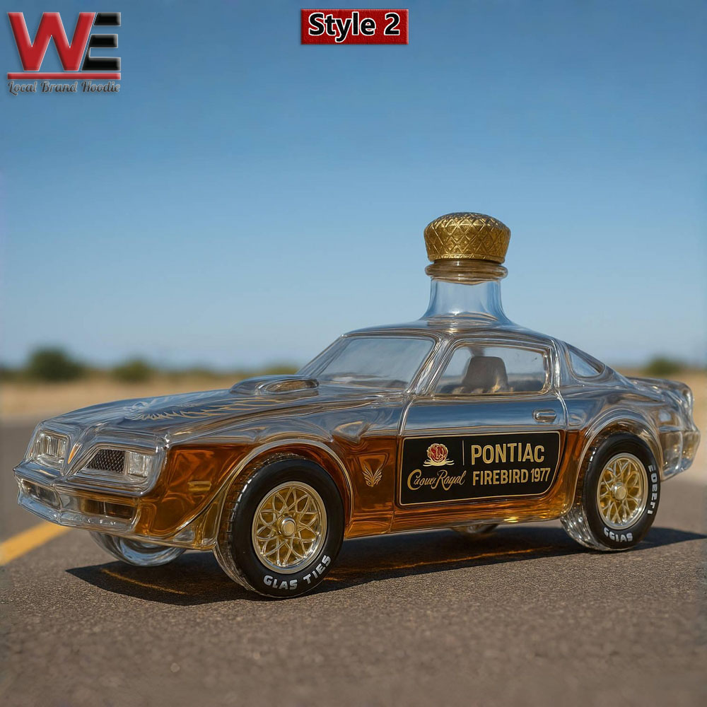 1977 Pontiac Firebird Crown Royal whiskey bottle!