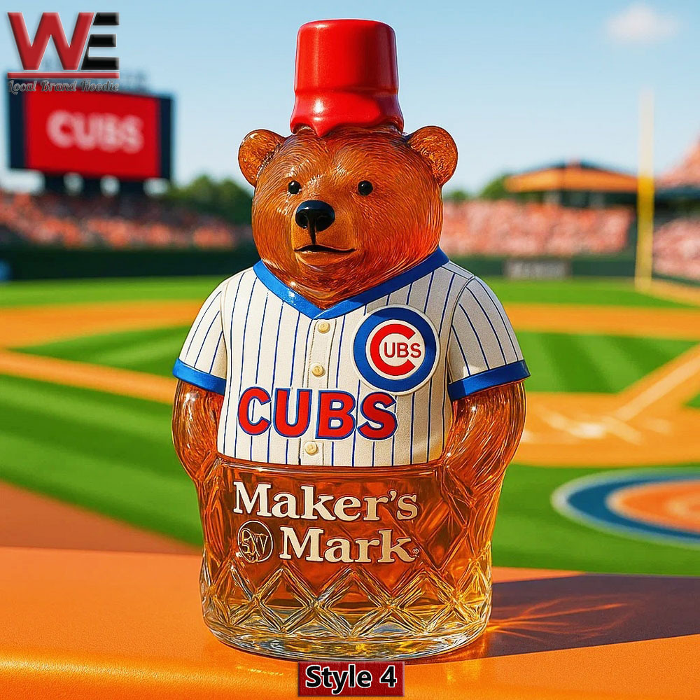 Crown Royal Chicago Cubs Whisky Bottle