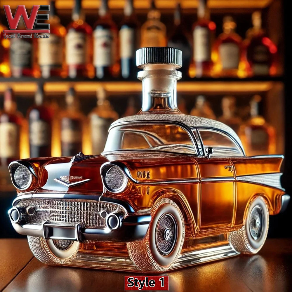Vintage car whiskey bottle!